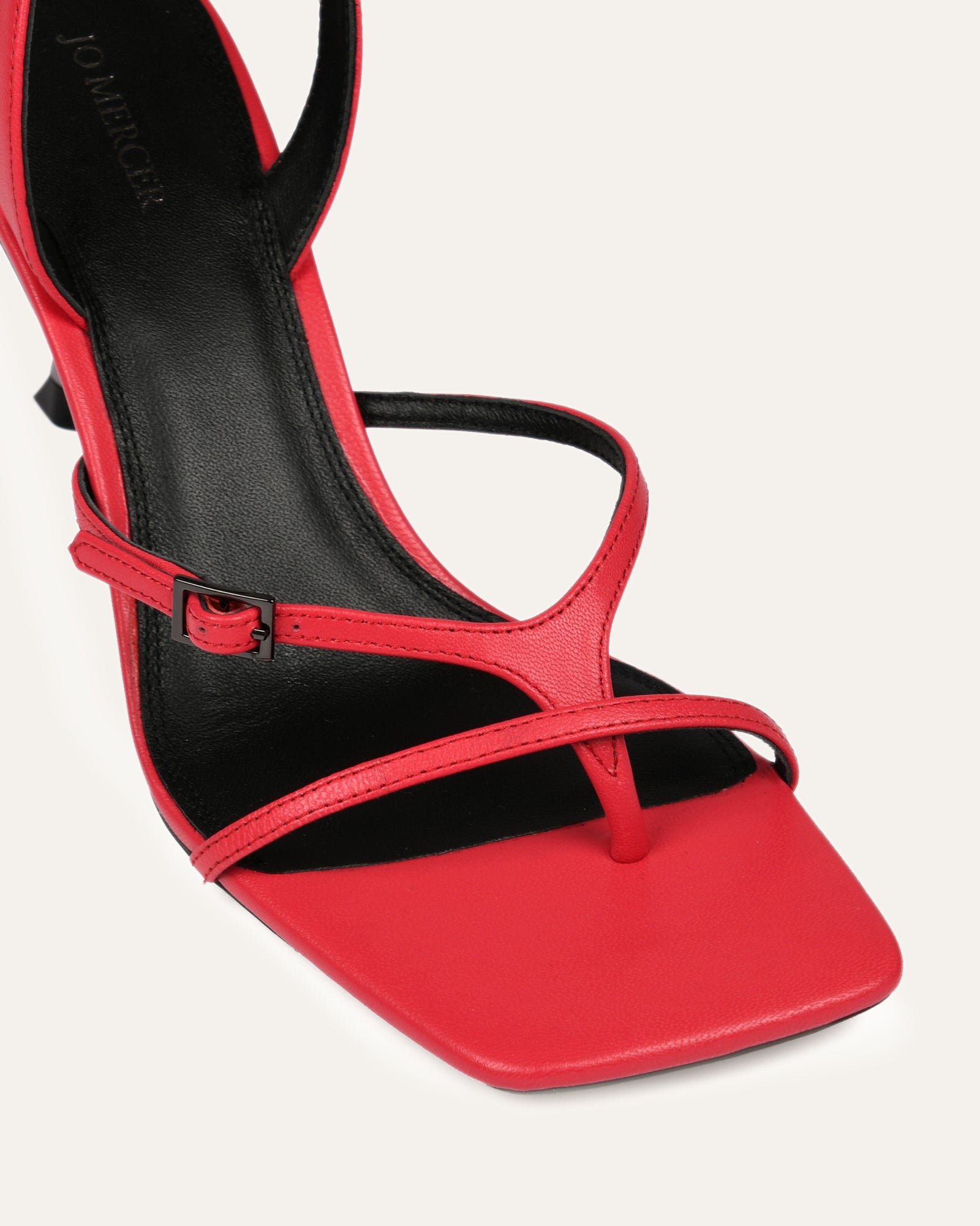 OLYSSA Women's High Heel Sandals - Hot Pink Leather Strappy Heels for Summer Weddings, Parties & Date Nights