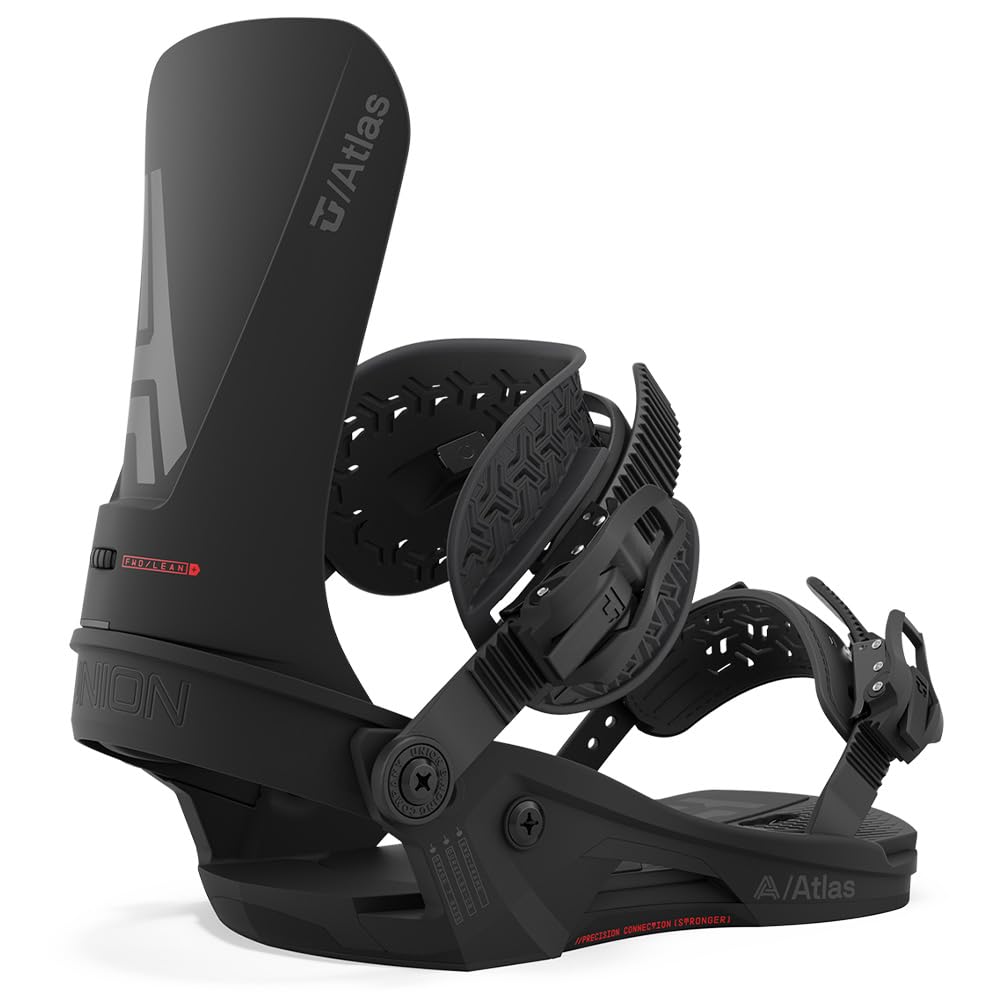 Union Atlas Men's Snowboard Bindings - High-Performance, Adjustable & Durable for All-Mountain Riding - Perfect for Freestyle, Powder & Backcountry Adventures