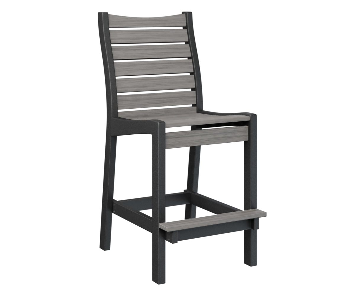 Berlin Gardens Bristol Bar Chair - Adjustable Height Outdoor Bar Stool for Patio, Deck, and Kitchen Counter - Perfect for Entertaining and Relaxing