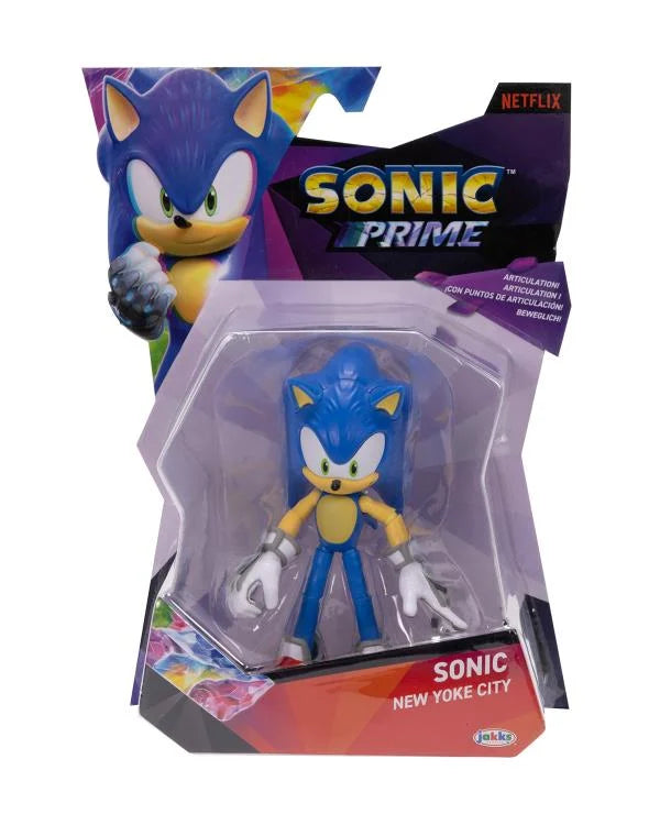 Sonic the Hedgehog 5-Inch Action Figure - Sonic Prime Series - Collectible Toy for Kids & Fans - Perfect for Display, Play, and Gifts