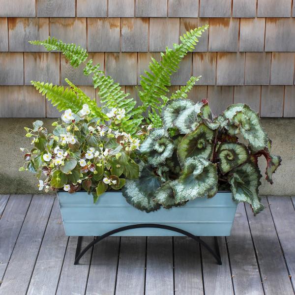 Elegant Flower Box with Odette Stand - Perfect for Wedding Centerpieces, Home Decor & Gift Giving