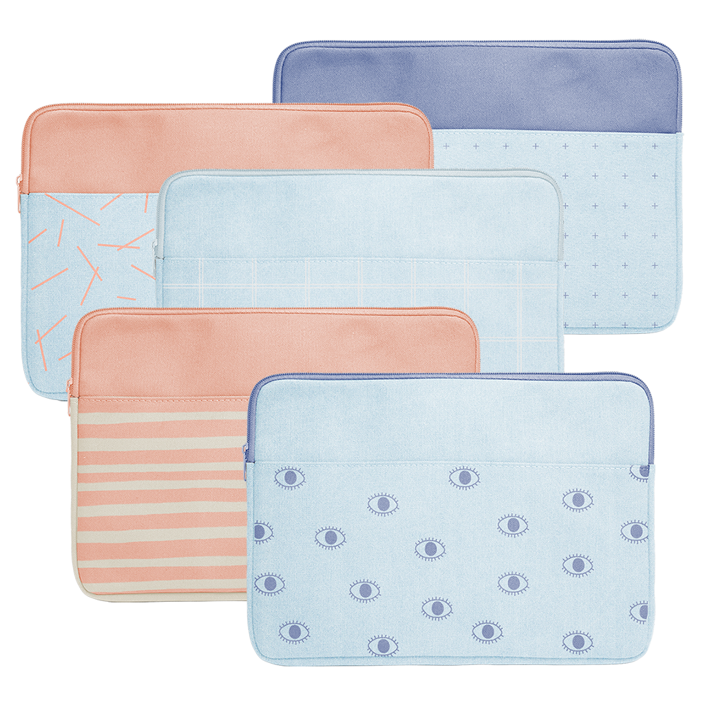 Durable Canvas Laptop Sleeve Case for MacBook Air/Pro 13-15 Inch - Lightweight Protective Cover for Travel, Work & School | Water-Resistant & Stylish Design