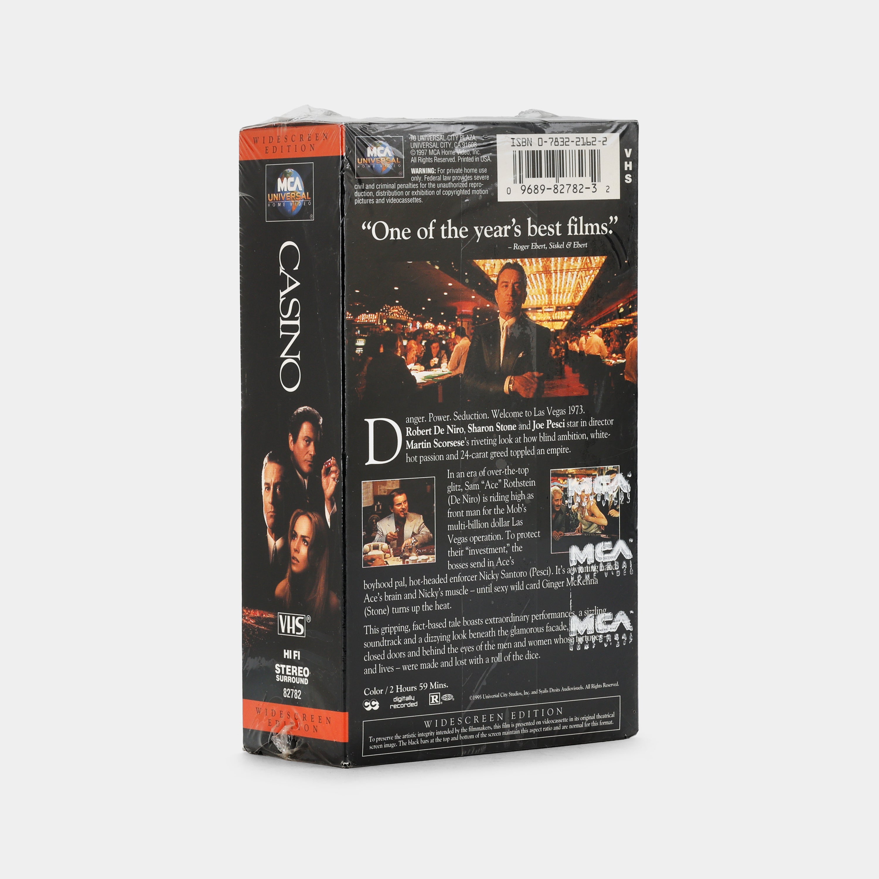Vintage Casino (Sealed) VHS Tape - Classic Movie Collectible for Home Theater & Retro Entertainment