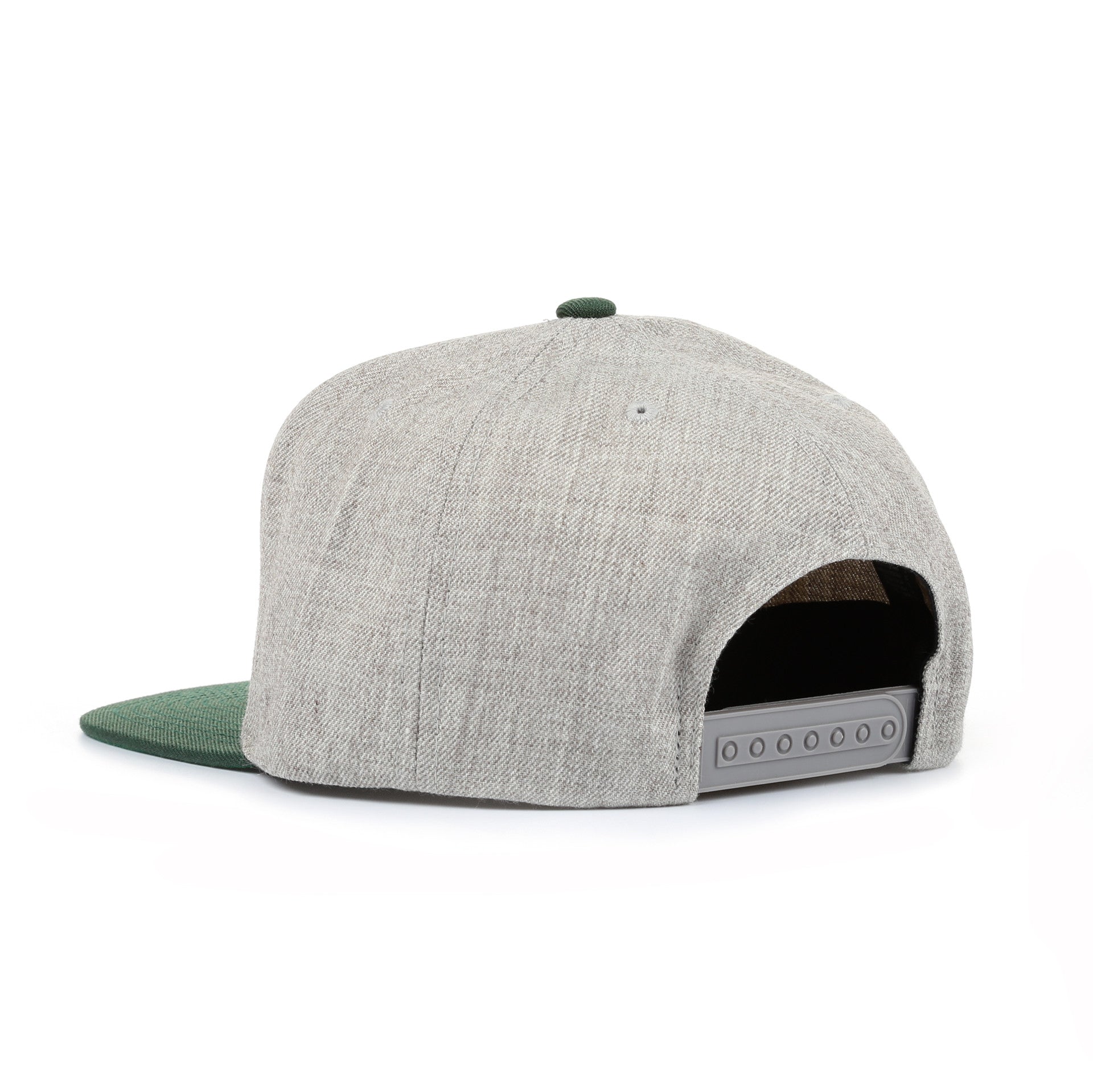 Brixton Rival Snapback Hat - Light Heather Gray Adjustable Baseball Cap for Men & Women - Perfect for Streetwear, Casual Outfits and Outdoor Activities