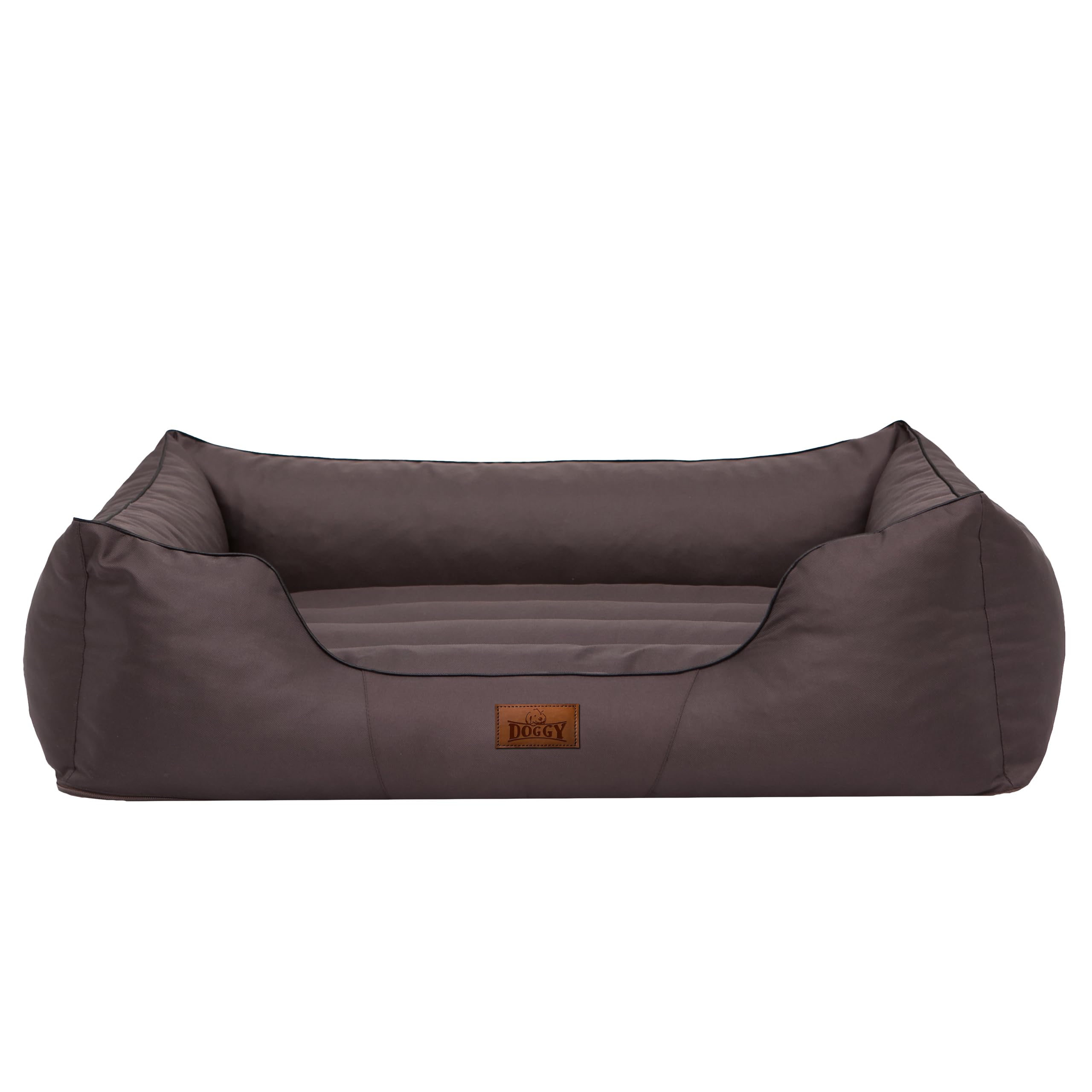 Hobbydog Cordura Comfort Dog Bed - Large Size, Durable & Waterproof Dark Brown Pet Bed for Dogs - Perfect for Home, Crate & Travel Use