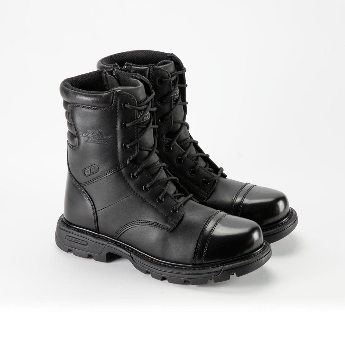 GenFlex2 Series 8 Tactical Jump Zip Boots - Black Military & Work Boots for Outdoor, Hiking, and Tactical Operations