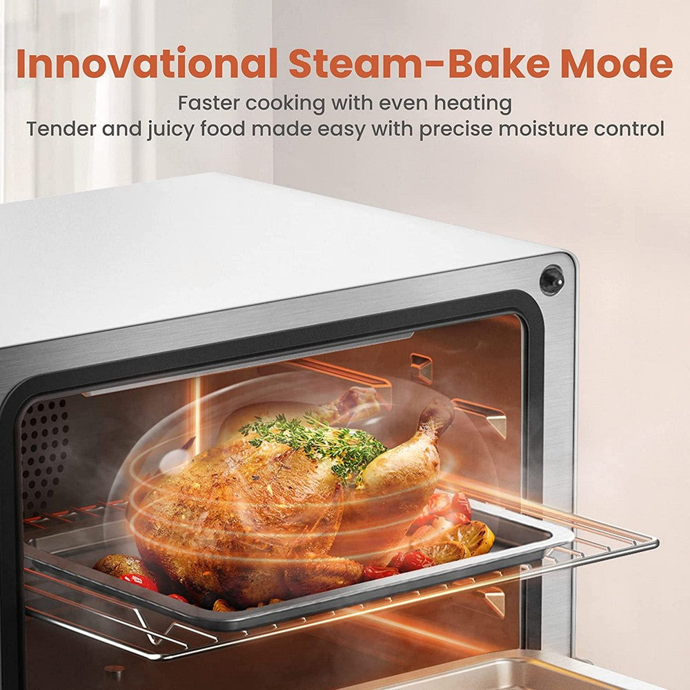 Fotile Chefcubii 4-in-1 Countertop Convection Steam Combi Oven with Air Fryer (HYZK26 E1) - Perfect for Baking, Roasting, Steaming & Air Frying in Small Kitchens