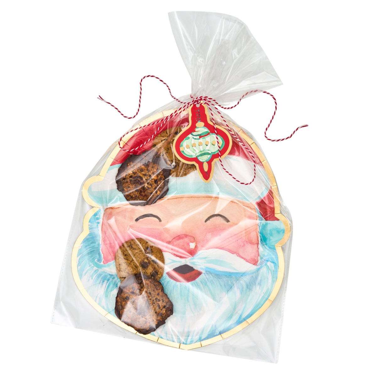 Santa Cookie Tray Gifting Kit - 6 Piece Holiday Baking Set for Christmas Cookies, Party Treats & Festive Desserts
