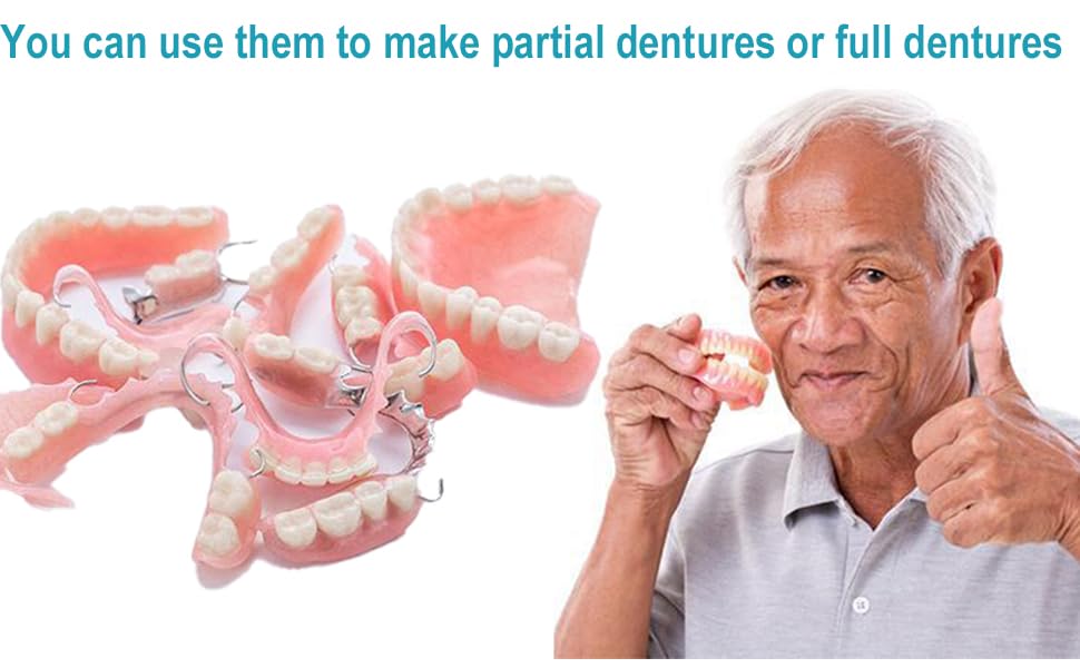 Temporary Teeth Repair Kit for Missing & Broken Teeth - Fake Teeth Replacement Solution for Emergency Dental Care & Cosmetic Use at Home or Travel