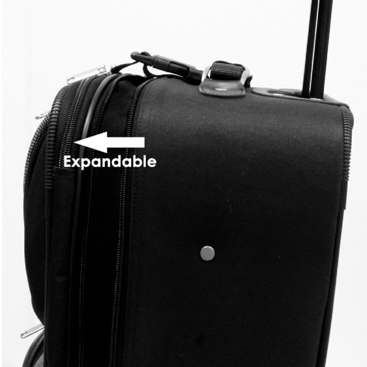 Travel Select Amsterdam Expandable Rolling Upright Luggage Set - 4-Piece Navy Blue Suitcase for International Travel & Business Trips | Durable Spinner Wheels & TSA Lock