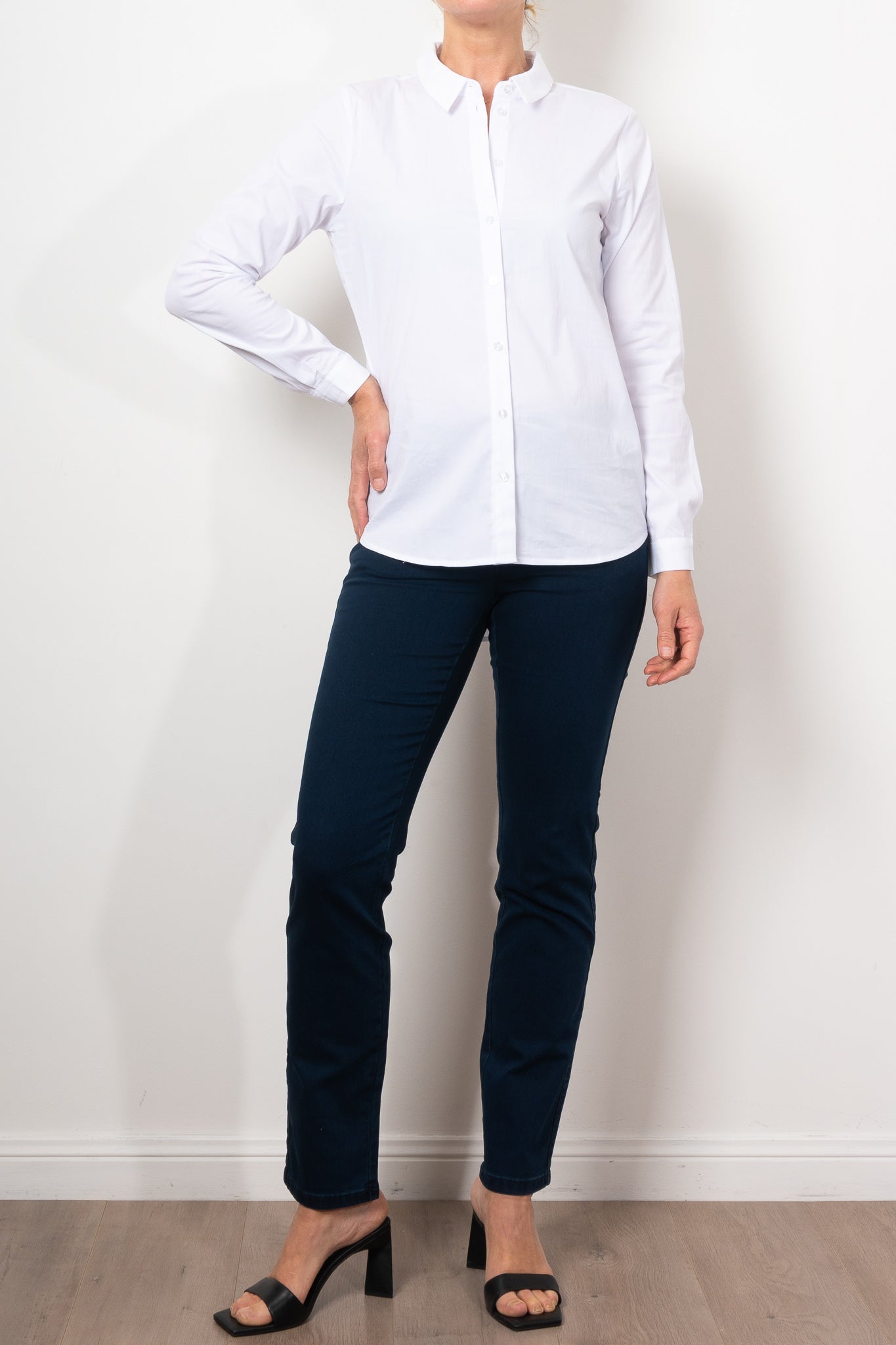 Kaffe Vicky Slim Jean - Women's High Waist Skinny Jeans for Everyday Wear | Comfortable Stretch Denim Pants for Casual Outfits & Office Style