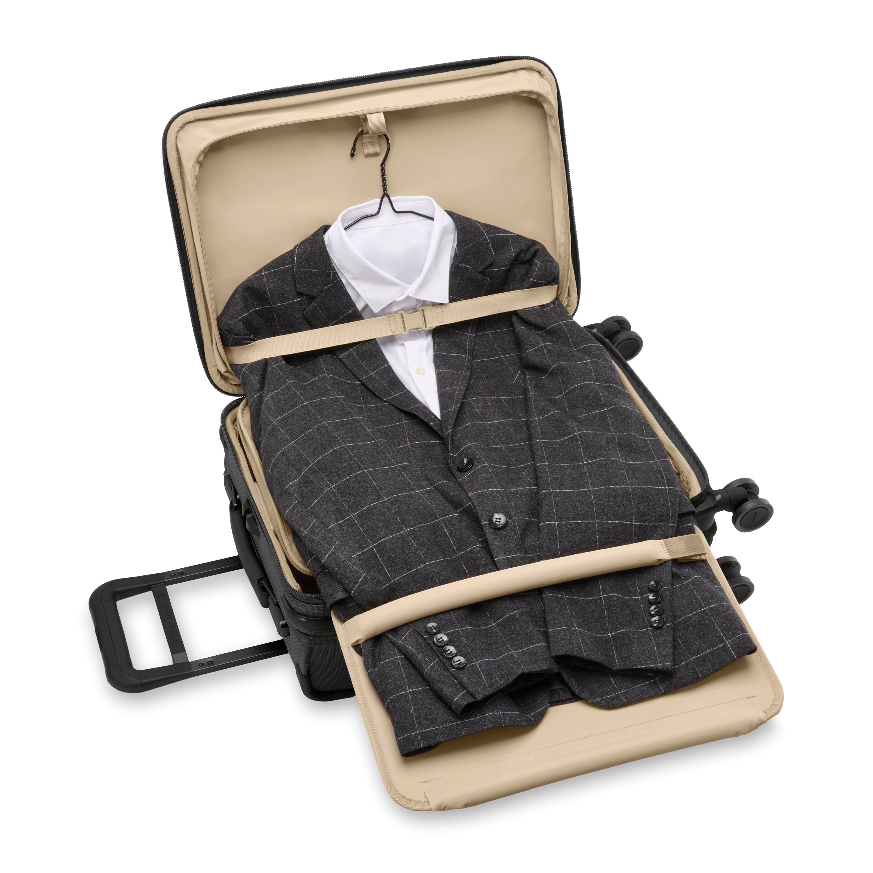 Briggs & Riley Baseline Essential Carry On Spinner Luggage - Lightweight Expandable Suitcase for Business Travel & Weekend Getaways | TSA Lock & Durable Polycarbonate Shell