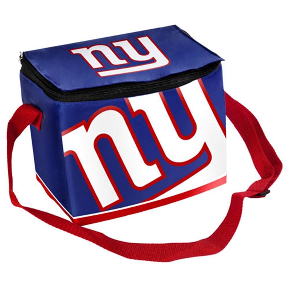 FOCO NFL Team Logo 6-Pack Insulated Cooler Bag - Portable Beer & Beverage Cooler for Tailgating, Picnics, Camping & Beach Parties