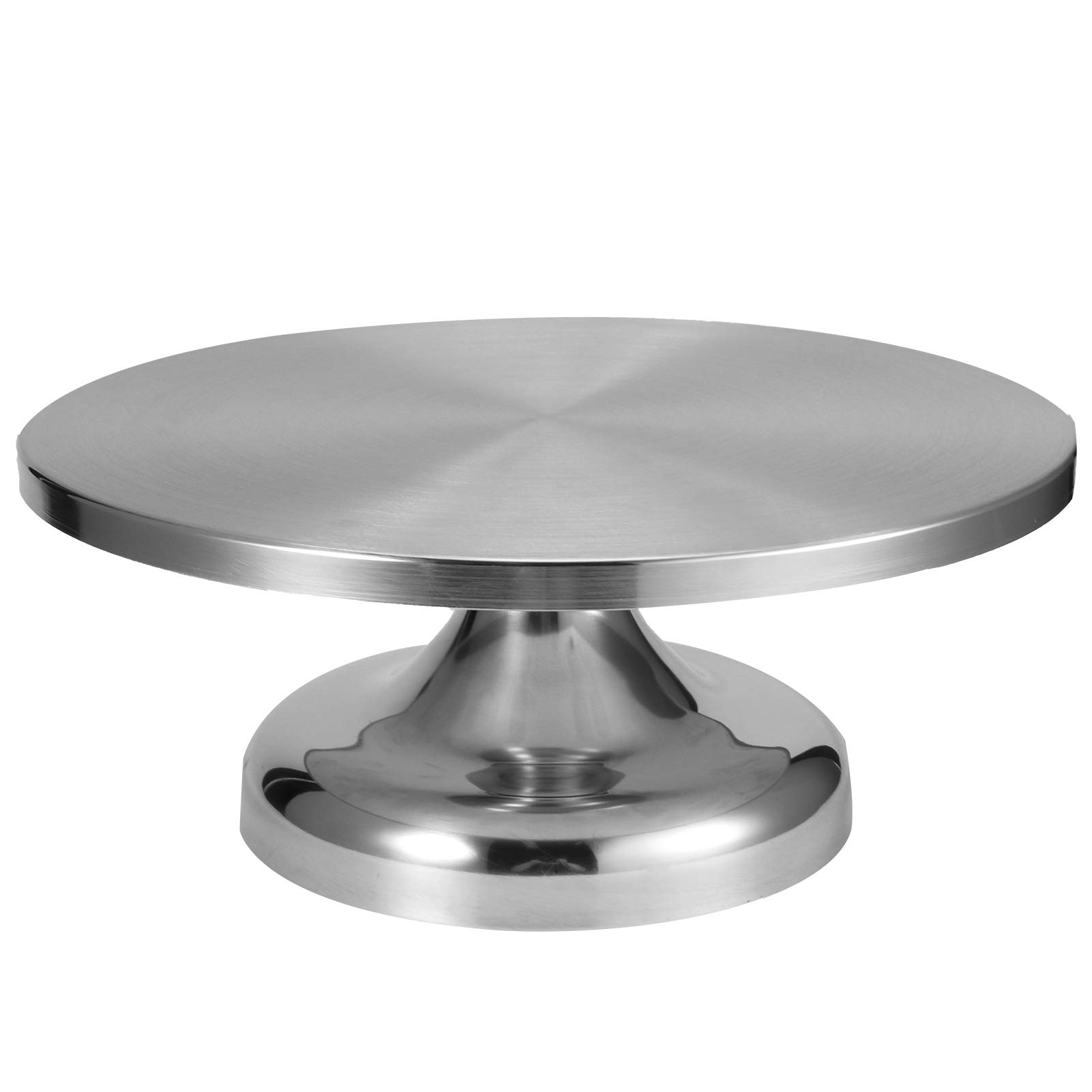 Rotating Cake Stand - 12 Inch Round Revolving Cake Turntable for Decorating, Baking Supplies for Cookies & Cupcakes - Perfect for Birthday Cakes, Wedding Desserts & Home Baking