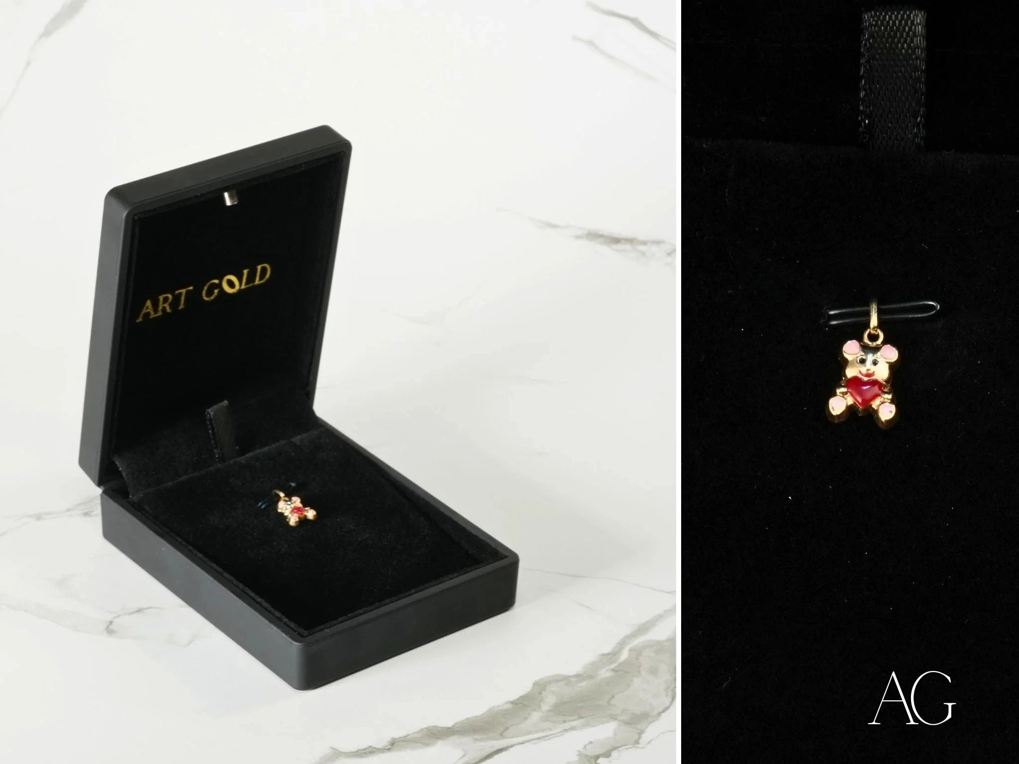 Golden Cub Bear Pendant Necklace - 14K Gold Plated Cute Animal Jewelry for Women - Perfect Gift for Birthday, Anniversary & Everyday Wear