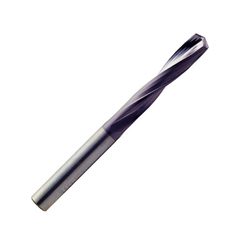 YG-1 DH500 Carbide Drill Bit with TiAlN Coating - High Performance Straight Shank, Slow Spiral 140° Point Angle - 10.8mm x 119mm (1-Pack) - Perfect for Metalworking, Woodworking & DIY Projects