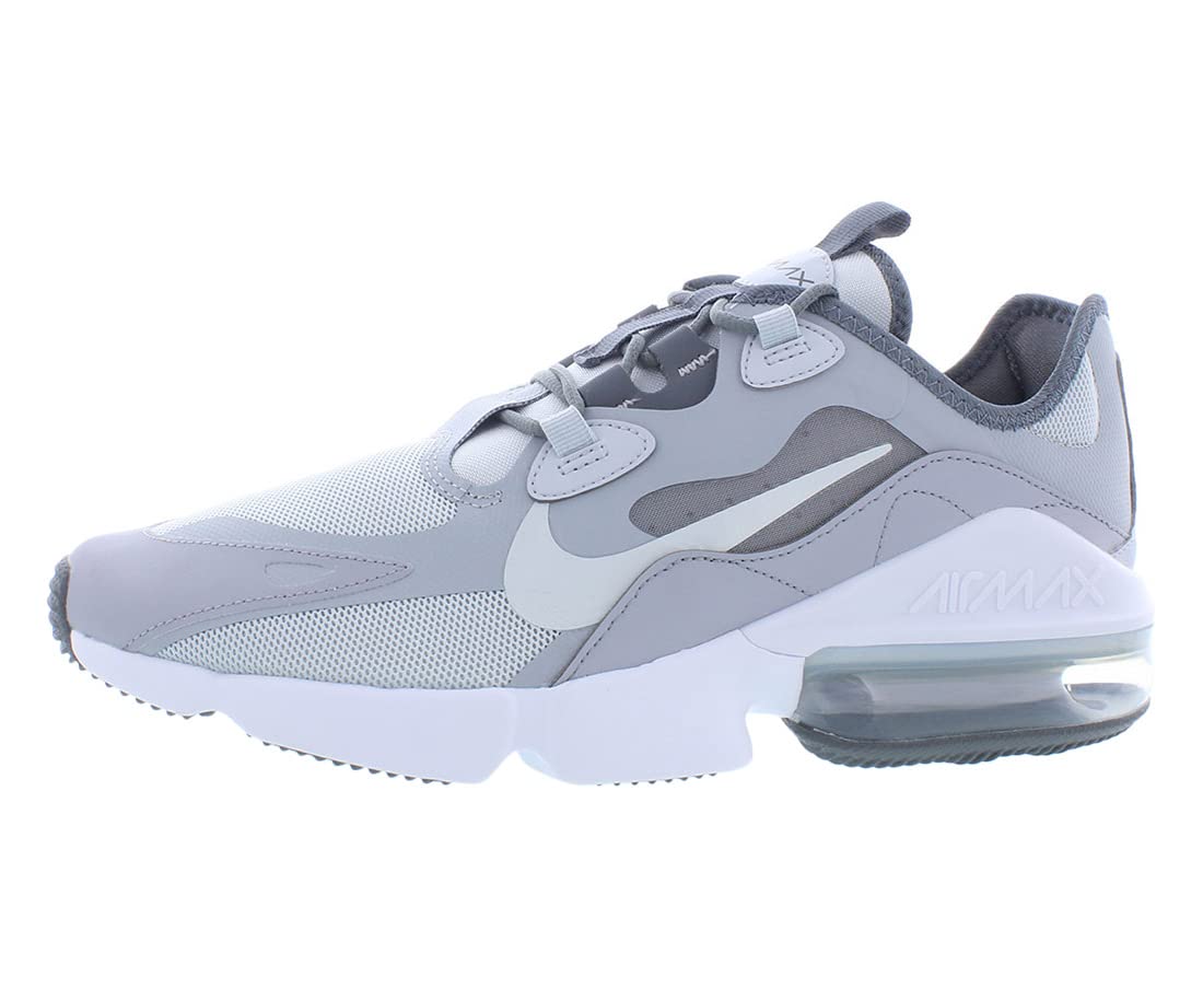 Nike Air Max Infinity 2 Silver Running Shoes for Men - Lightweight Cushioned Sneakers for Jogging, Gym Workouts & Daily Wear