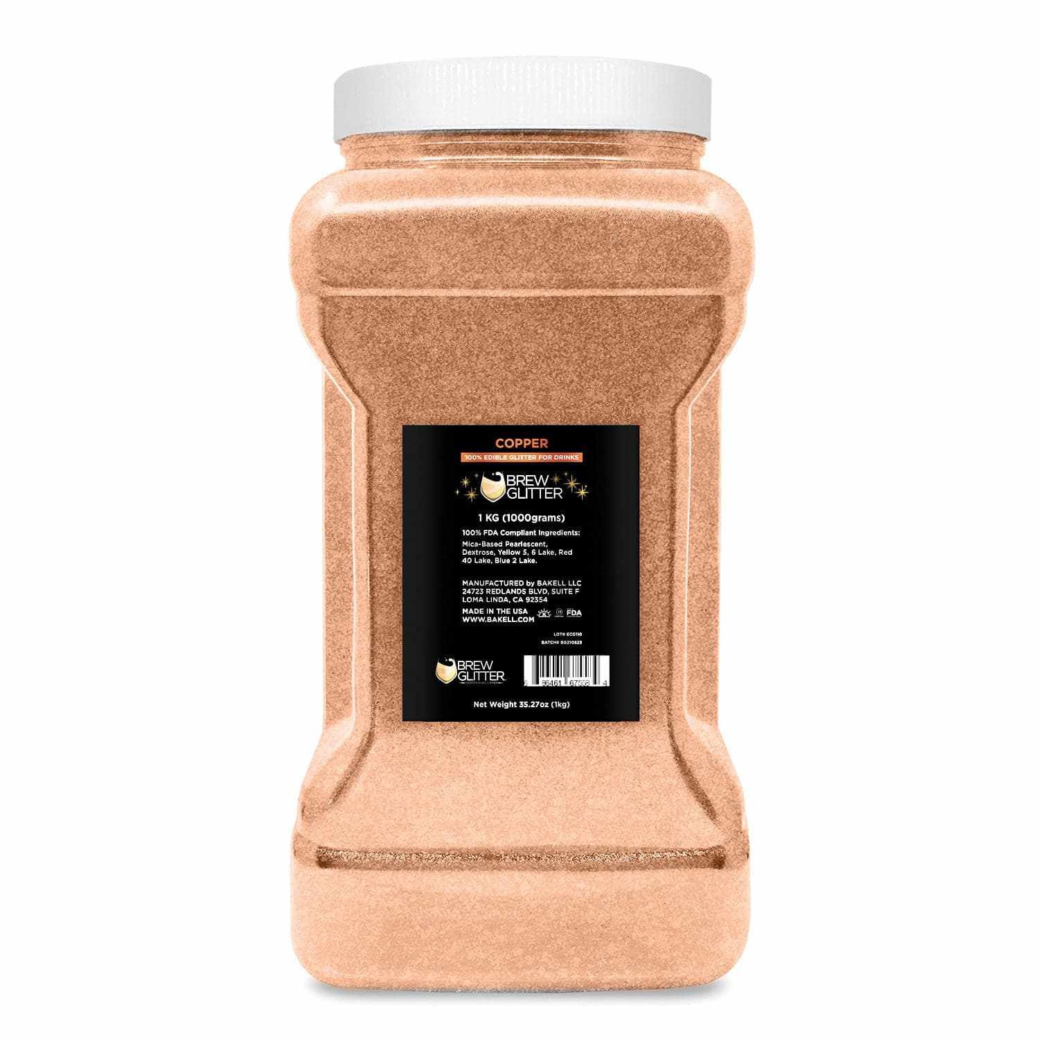 Shiny Copper Beer Glitter for Pilsners, Ales & Craft Beers - Perfect for Home Brewing, Party Decor & DIY Beer Bottle Embellishments