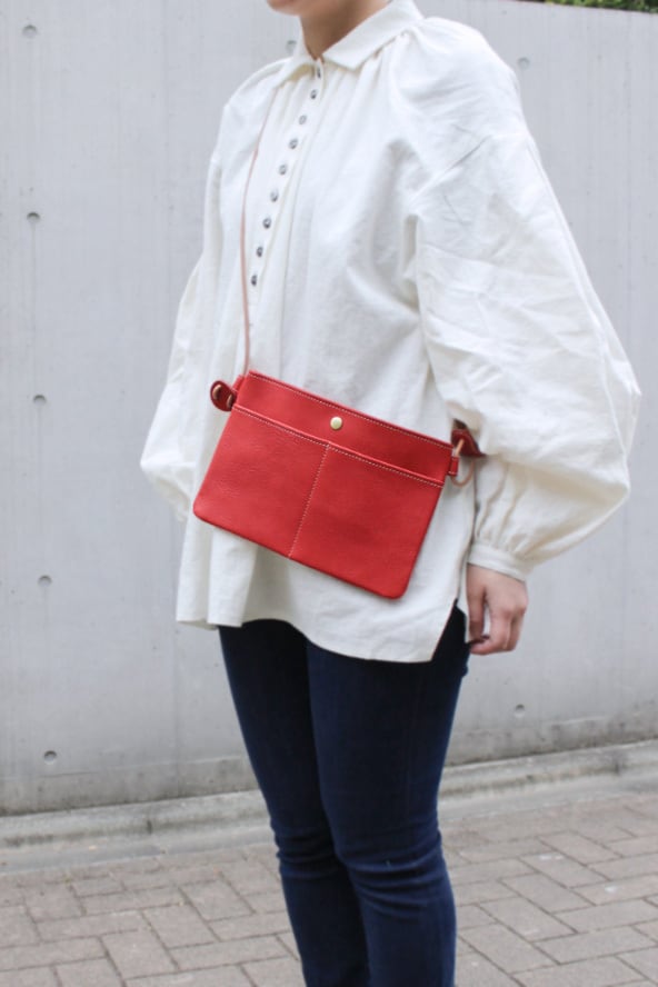 Premium Tochigi Leather Shoulder Bag - Handcrafted in Japan - Stylish Crossbody Sash Bag for Women - Perfect for Work, Travel & Everyday Use