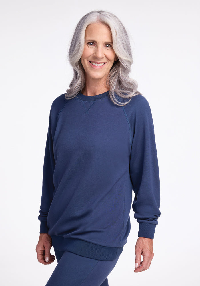 Bailey Crewneck Sweatshirt | Starry Night Design | Cozy Pullover for Women | Perfect for Casual Wear & Outdoor Activities