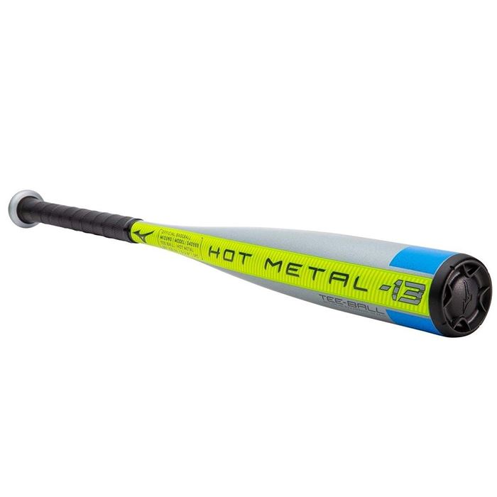 Mizuno B21 Hot Metal 13 (2 1/4) USA Tee Ball Bat - Youth Baseball Bat for Kids & Teens - Perfect for Little League, Tee Ball Games & Baseball Practice (Model: 340569)