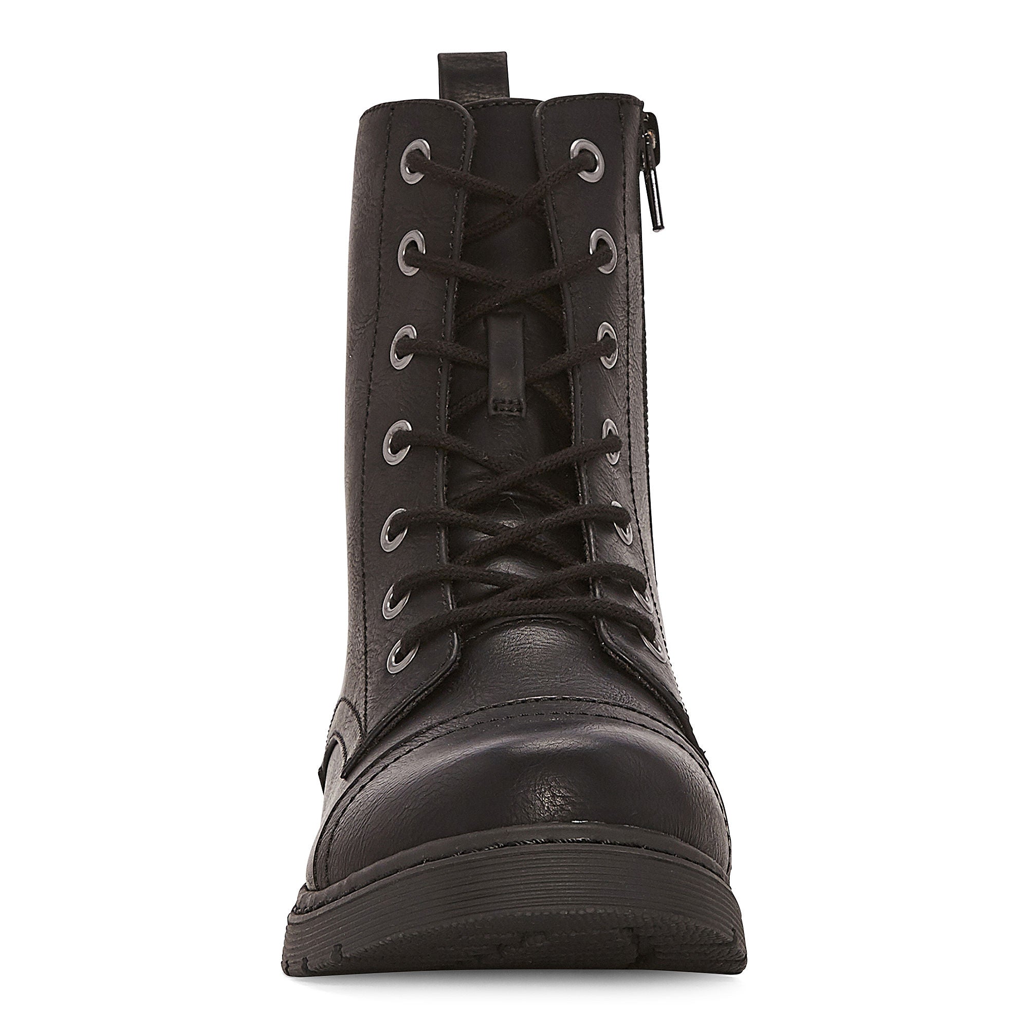 Arizona Women's Queen Combat Boots - Black Block Heel Ankle Boots Size 11 Medium | Stylish & Comfortable for Casual Outfits, Night Out, and Fall/Winter Fashion