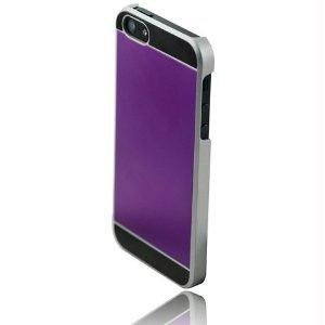 Splash Eclipse Slim-Fit Protective Case for iPhone 5 - Black & Purple | Ultra Thin Lightweight Cover | Perfect for Everyday Use, Travel & Outdoor Activities