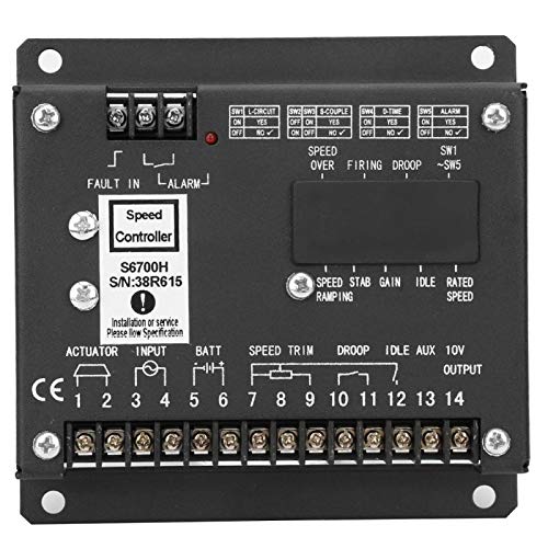 Cummins Generator Speed Controller S6700H - Electronic Control Panel for Power Backup