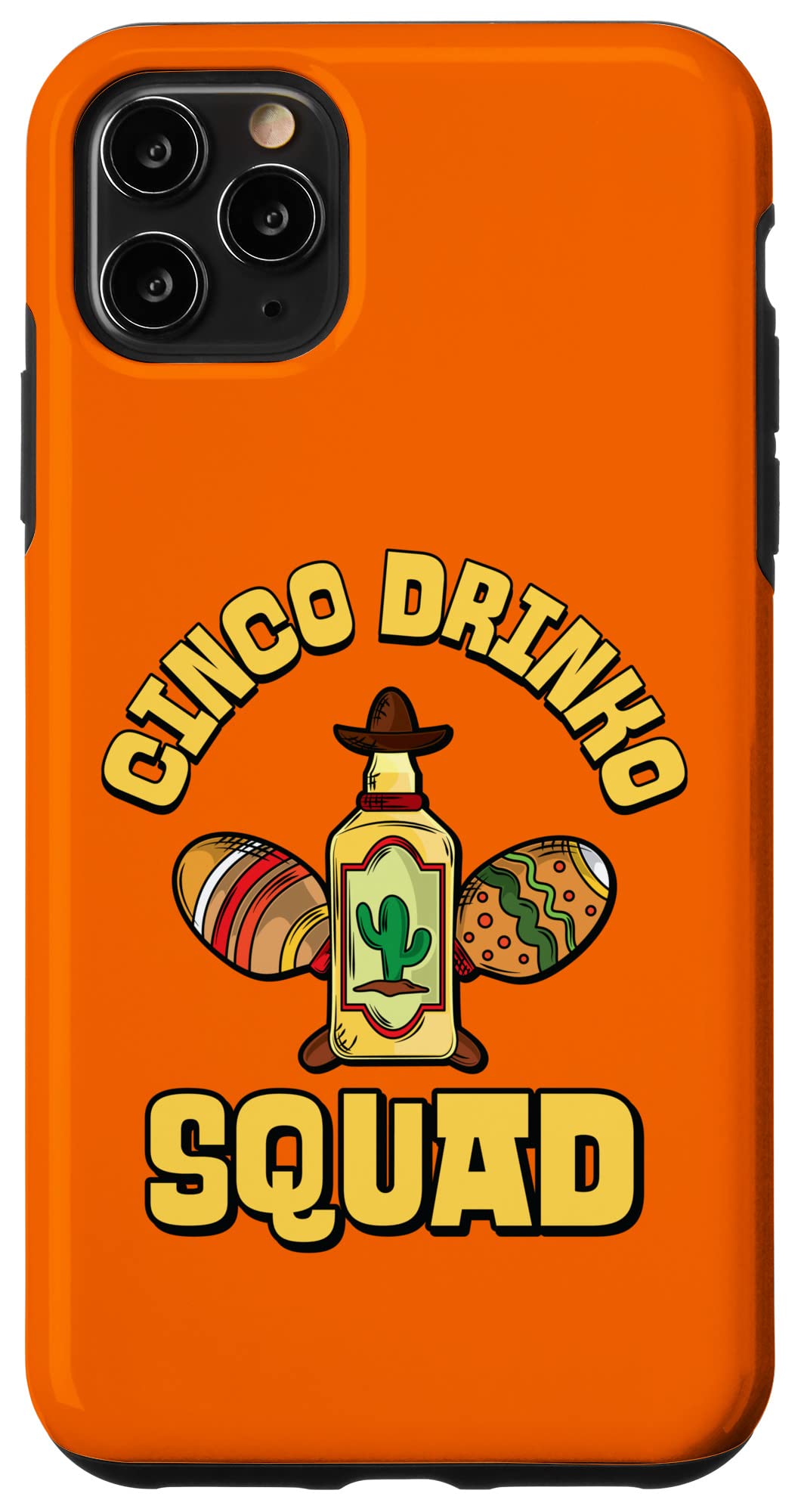 iPhone 11 Pro Max Case - Cinco de Mayo Themed Mexican Fiesta Design | Durable Protective Cover for Cinco Drinko Squad | Perfect for Parties, Celebrations & Everyday Use