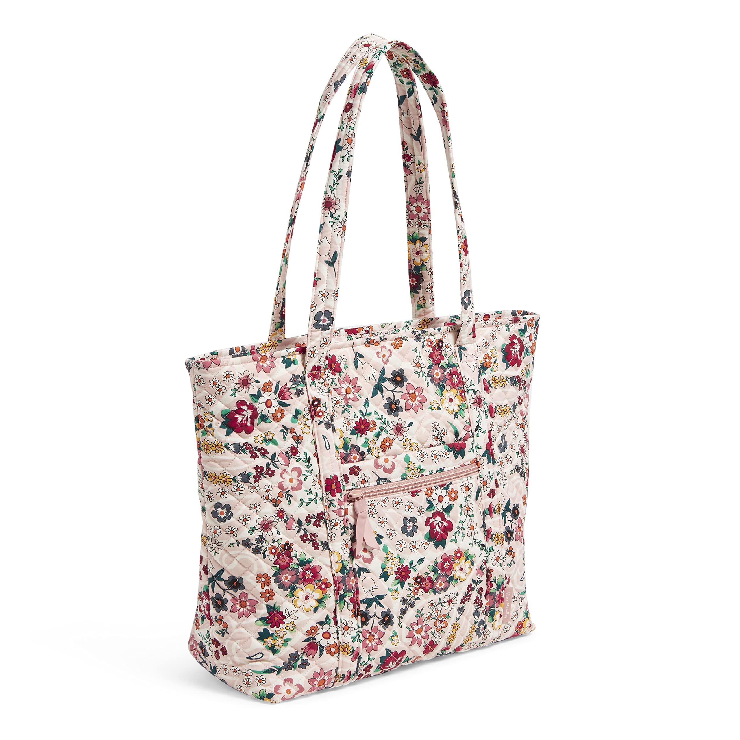 Vera Bradley Women's Cotton Vera Tote Bag - Stylish & Spacious Handbag for Work, Travel & Everyday Use | Perfect Gift for Women