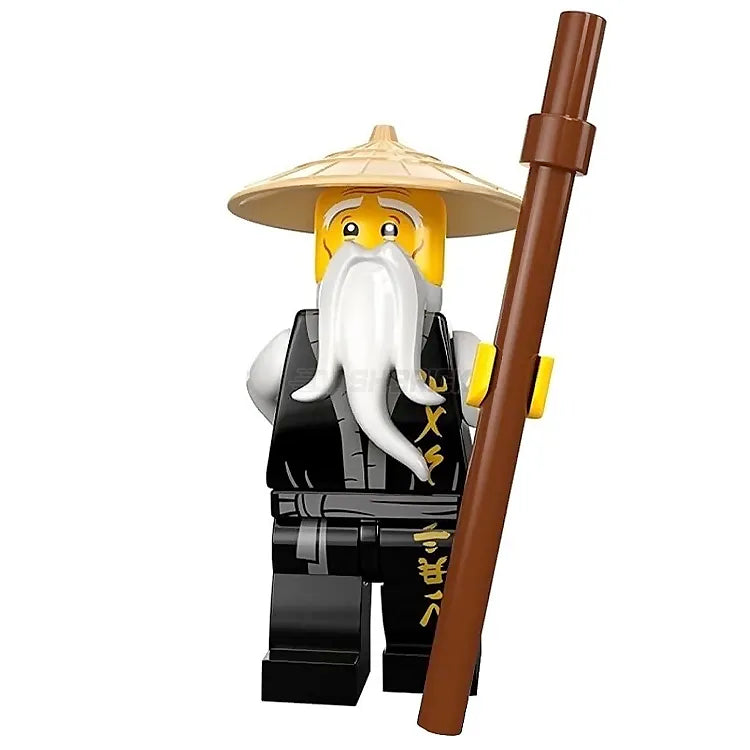 LEGO Minifigure Wu Sensei - NINJAGO Legacy Series | Collectible Action Figure for Kids & Adults | Perfect for Display, Gifts, and Role-Playing Scenes