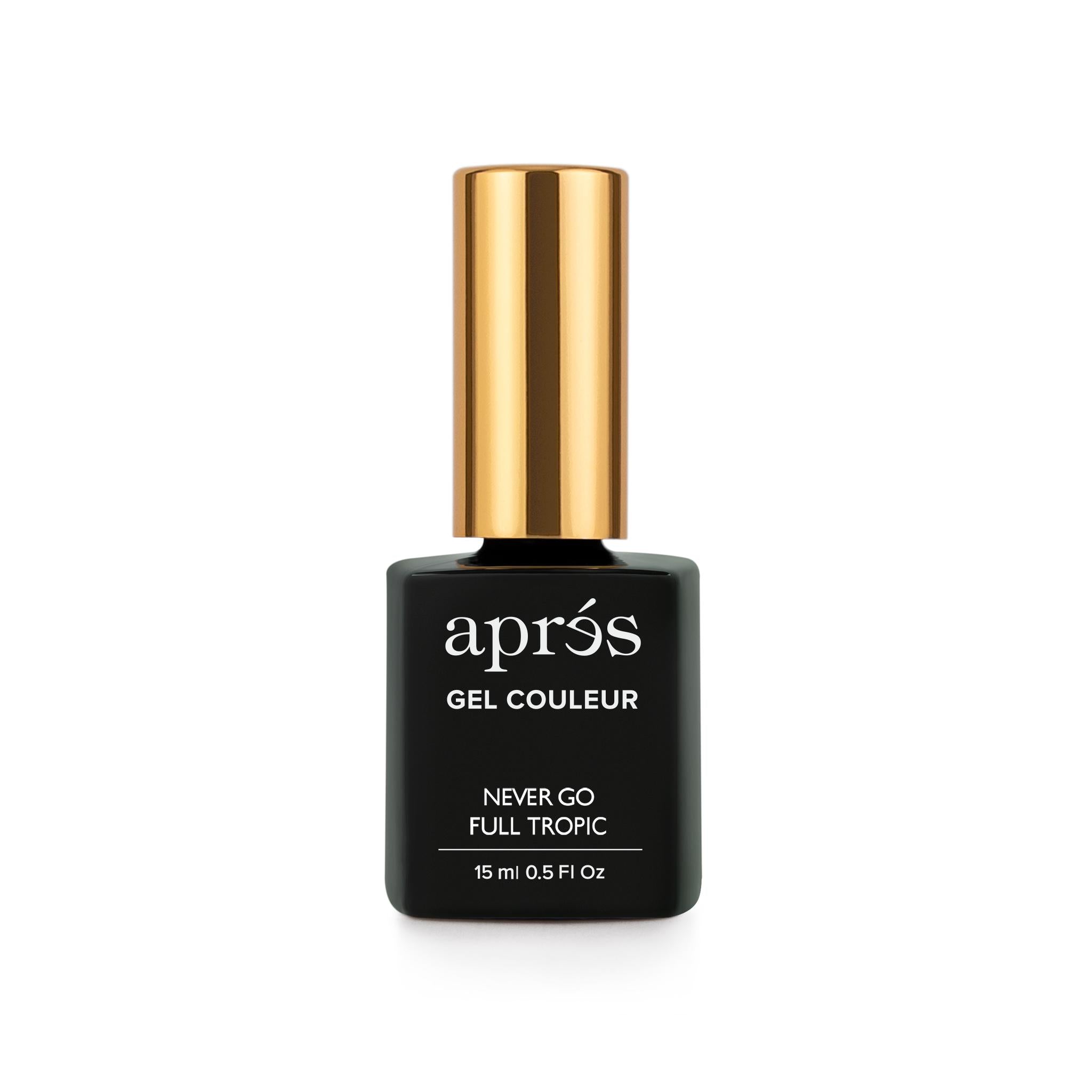 Apres Gel Nail Polish - Never Go Full Tropic - Long Lasting UV/LED Gel Color for Manicures & Pedicures - Perfect for Summer Nails, Tropical Vacations & Beach Getaways