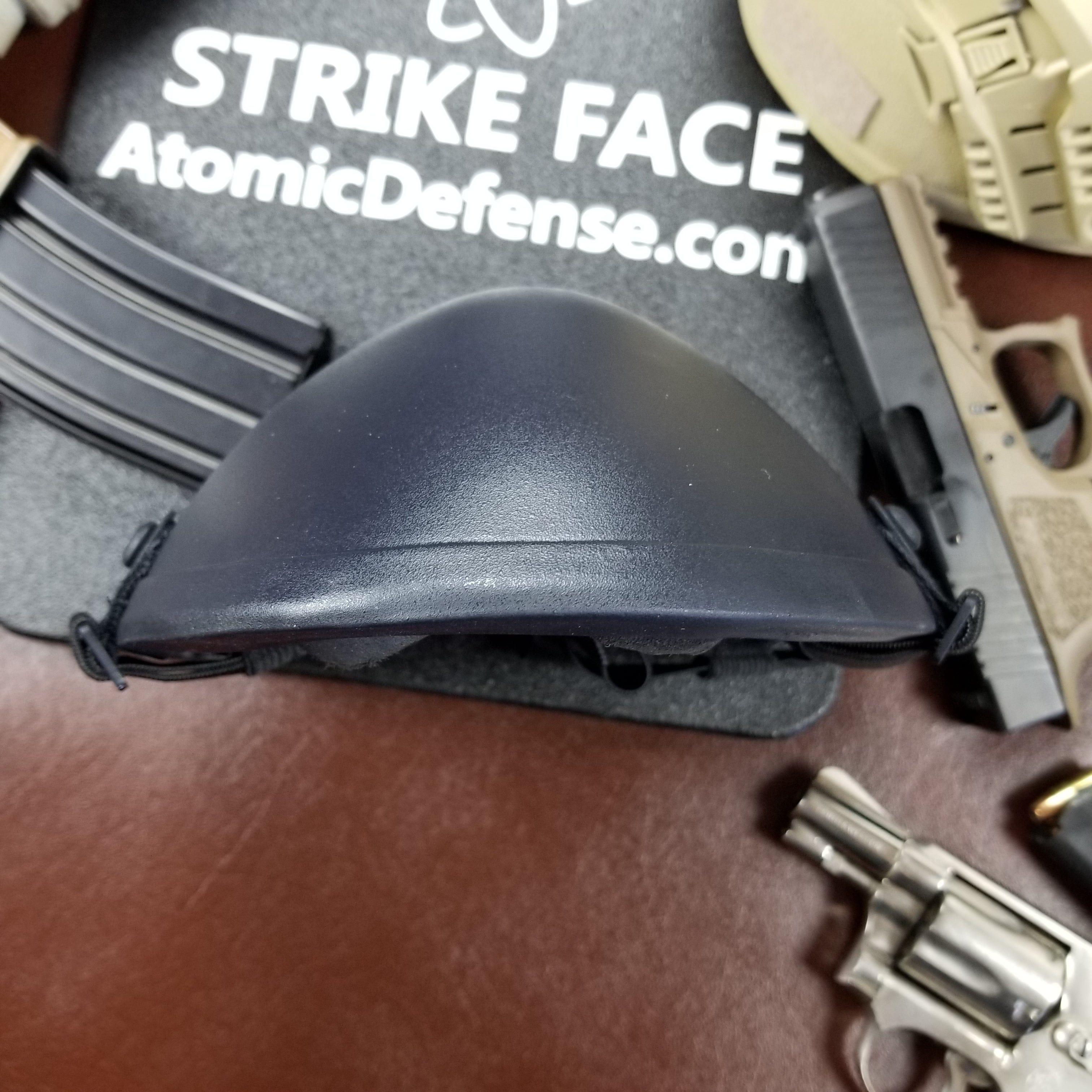NIJ Level IIIA+ Bulletproof Half Face Mask for Military & Tactical Helmets - Ideal for Combat, SWAT, and Law Enforcement Operations