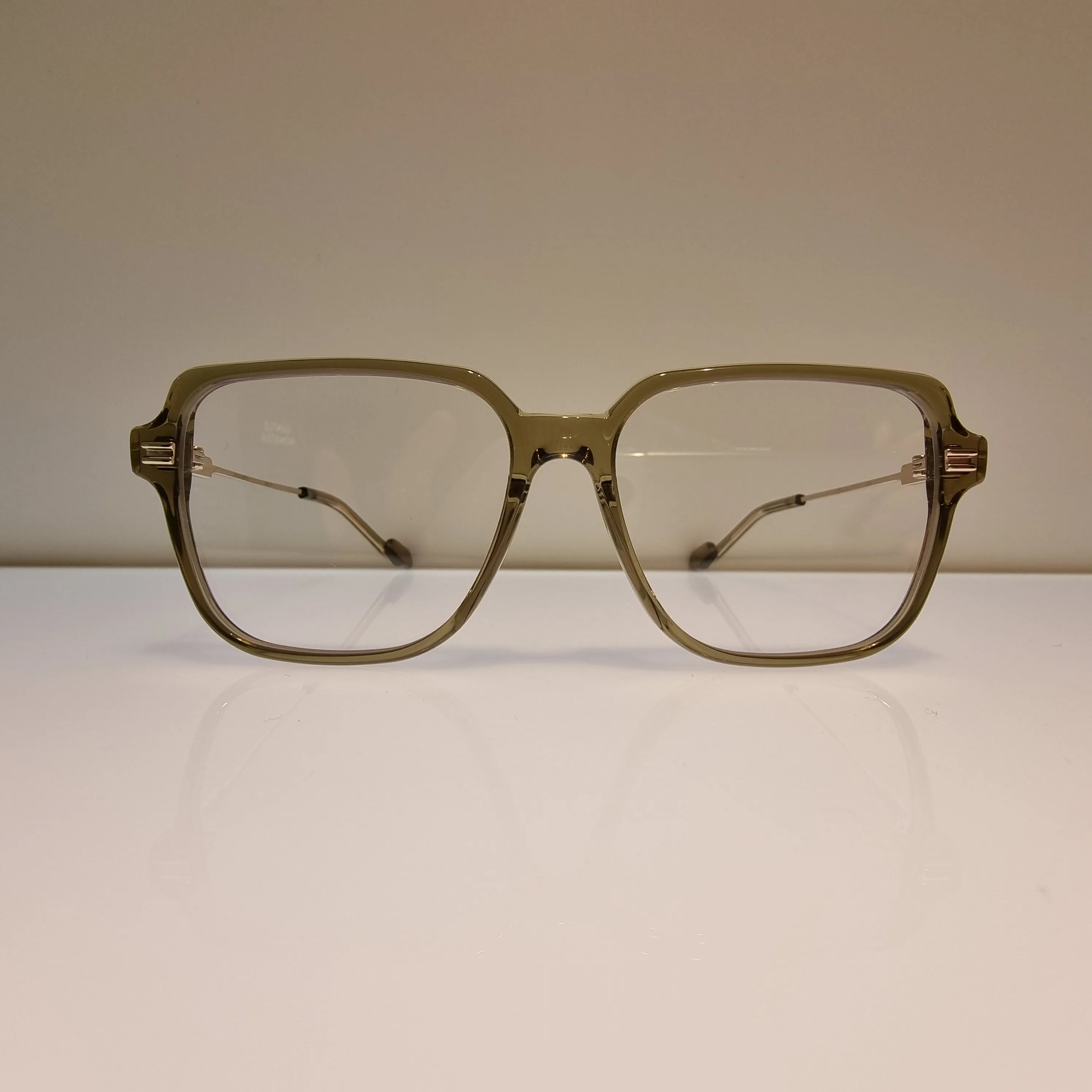Aimee Unisex Full Rim Square Brow Line Acetate Eyeglasses 10544 - Stylish & Durable Eyewear for Men & Women - Perfect for Work, Reading & Fashion Accessories