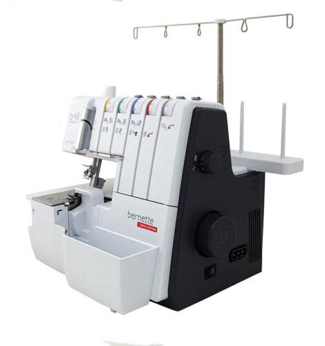 Bernette b48 Serger Overlock Coverstitch Machine - Professional 4-Thread Sewing for Garments & Crafts | Perfect for Home Tailoring, DIY Projects & Fashion Design