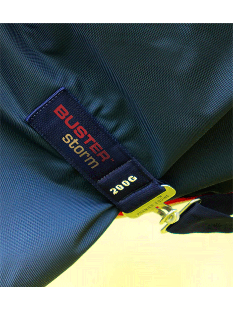 Premier Equine Buster 200g Turnout Combo with Snug Neck - Heavyweight Winter Horse Blanket for Cold Weather Riding & Stable Use