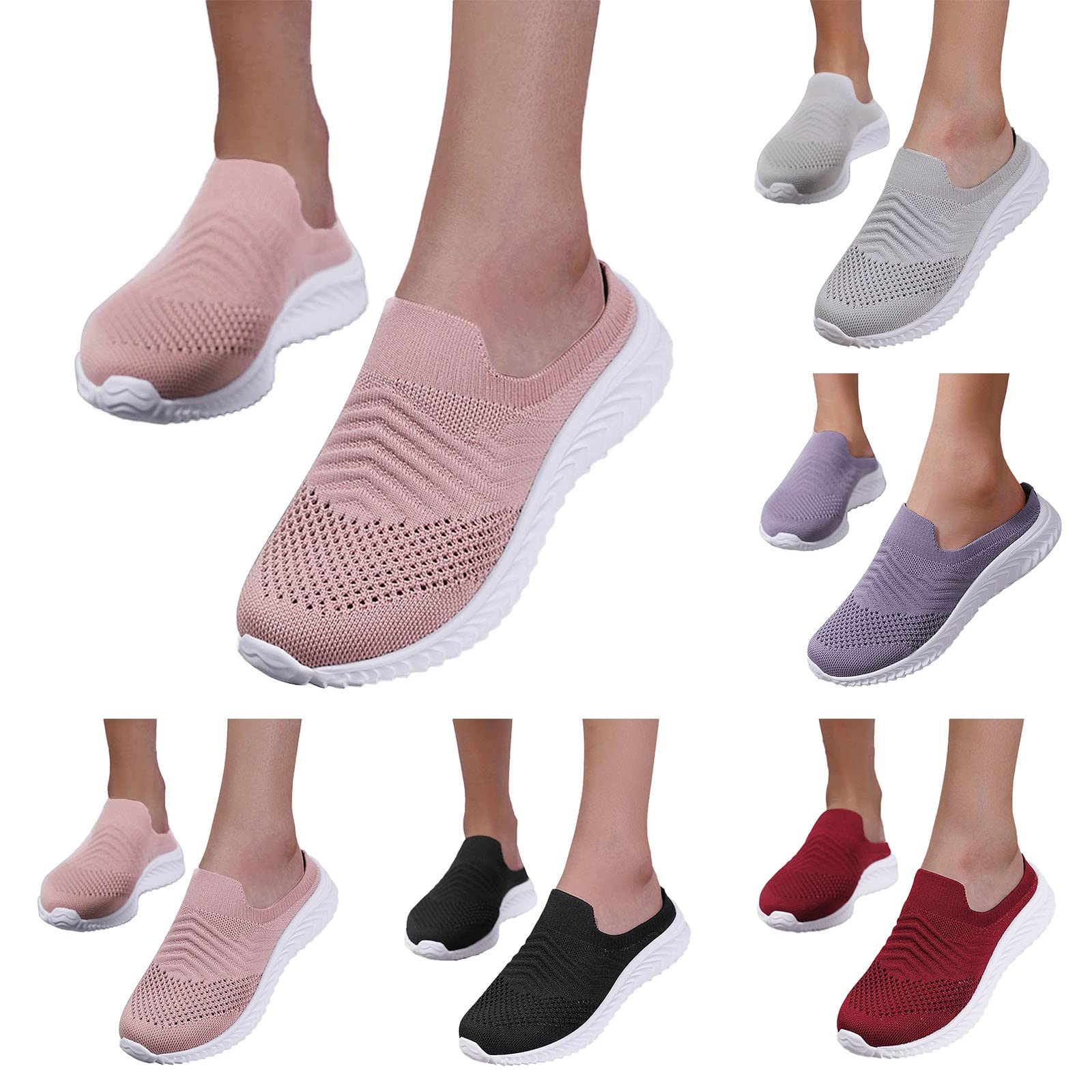 **Women's Athletic Shoes - Black Running, Hiking & Gym Shoes for Women - Lightweight Walking & Jogging Sneakers - Spring Casual & Elegant Low-Top Trainers for Outdoor Trekking, Fitness & Daily Wear**