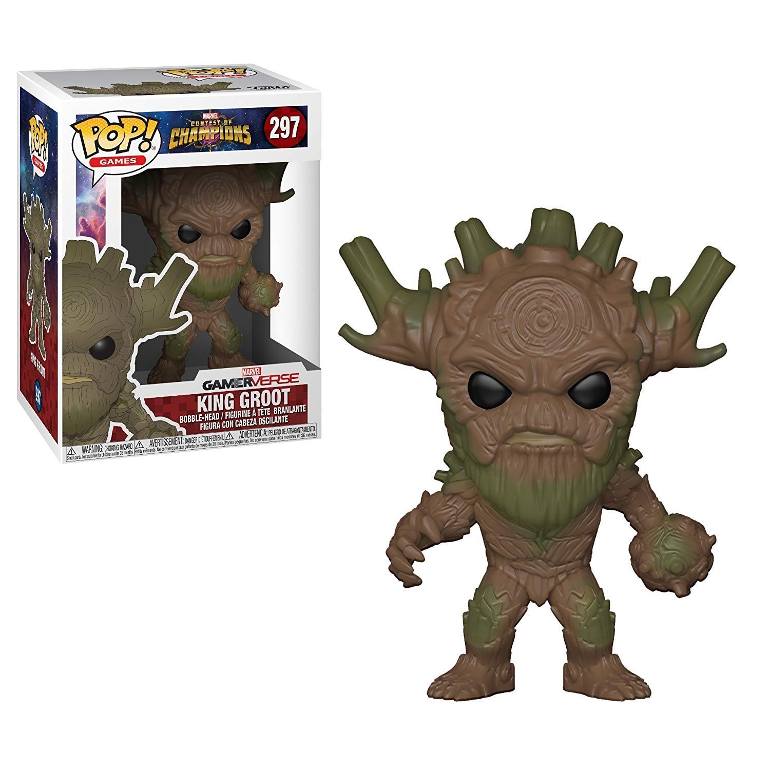 Funko Pop! Marvel Contest of Champions King Groot Collectible Figure - Perfect for Marvel Fans, Gift Ideas, and Display Shelves