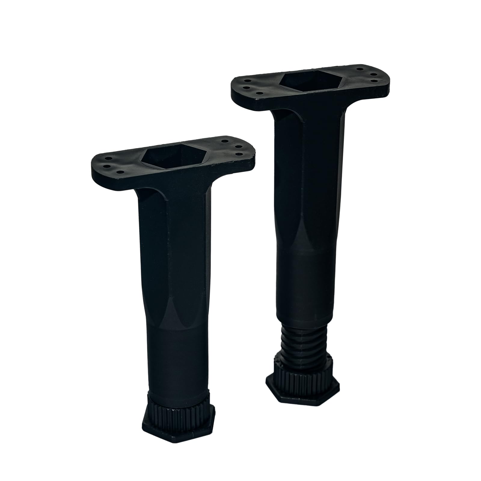YYLIFE 4PC Adjustable Heavy Duty Bed Frame Support Legs - Extra Durable Furniture Feet for King Size Beds, Sofas & Tables | Perfect for Bed Frame Reinforcement, Center Slat Support & Furniture Stability