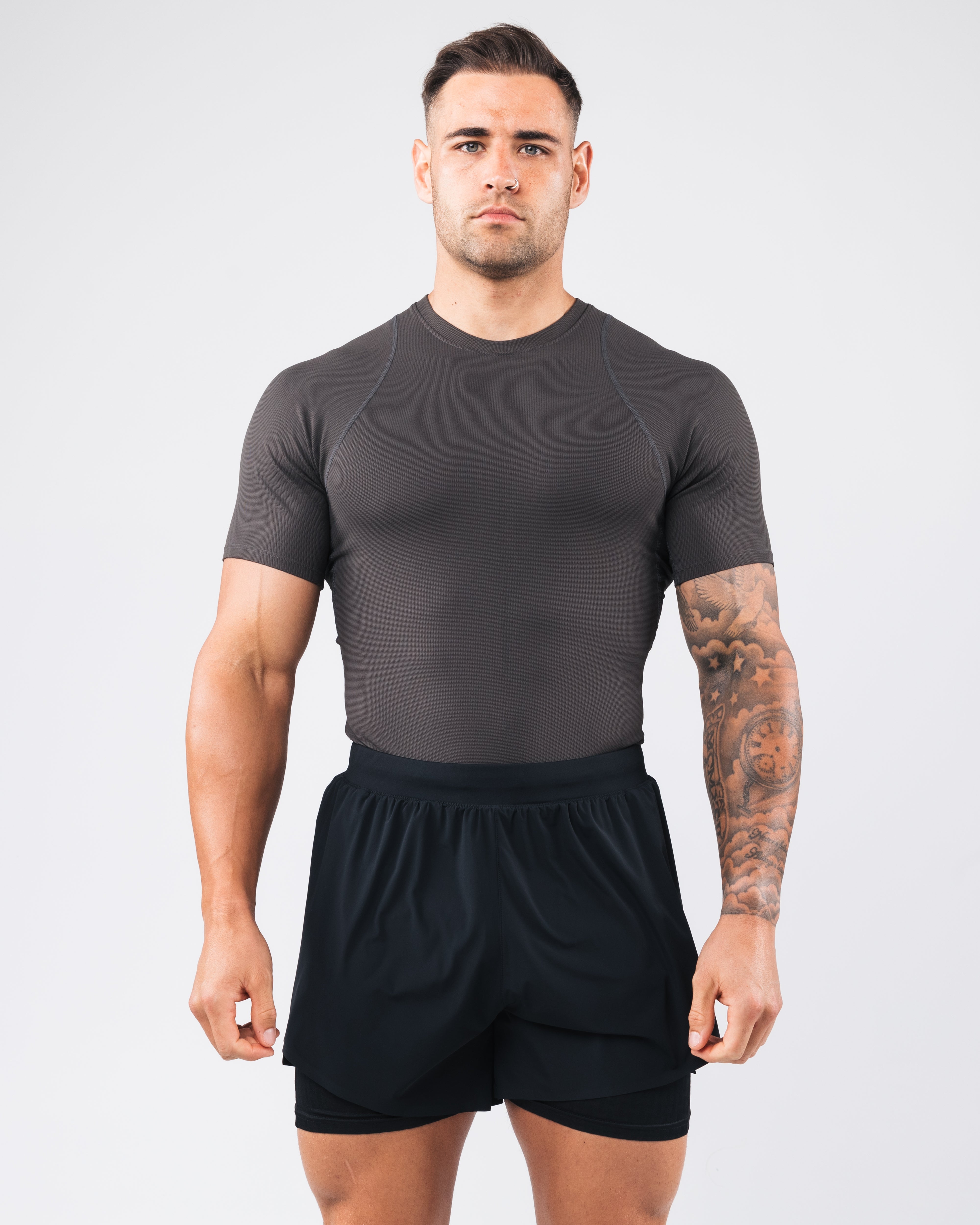 High Performance Power Short Sleeve T-Shirt for Men - Quick Dry & Breathable Workout Shirt - Gym, Running, Training & Outdoor Activities