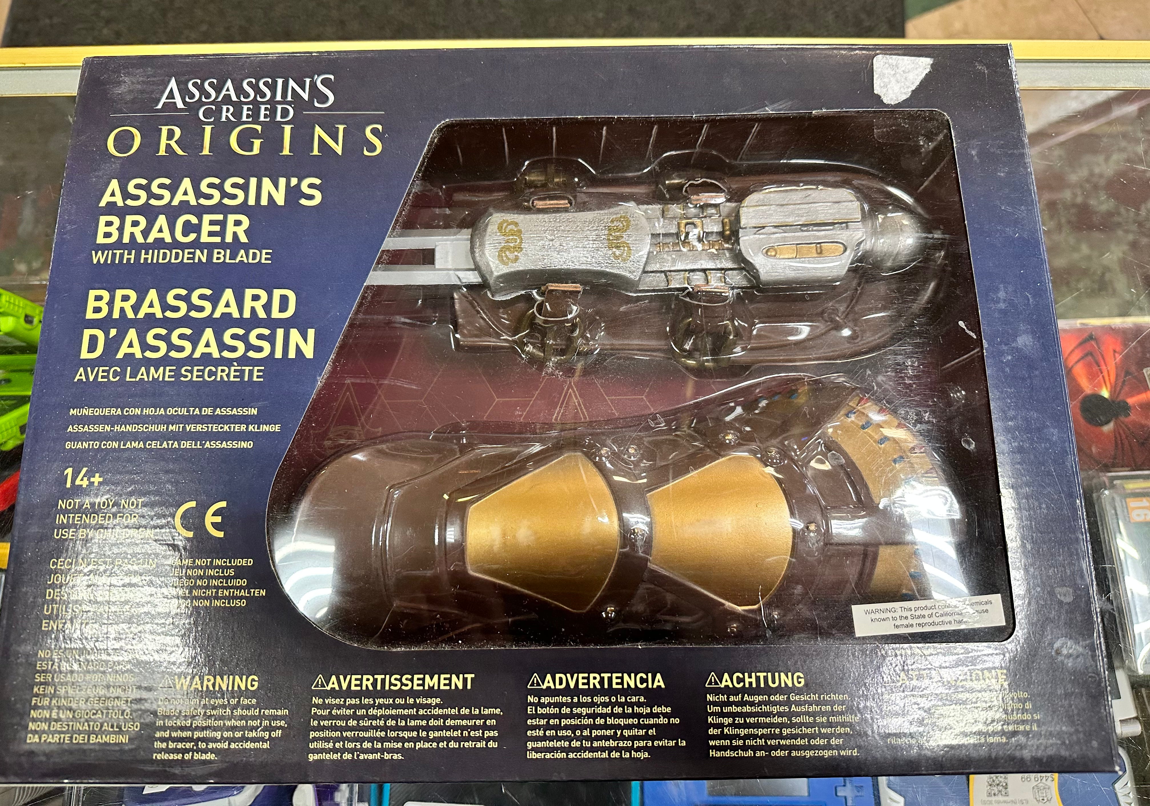 Assassin's Creed Origins Bracer - Authentic Cosplay Armor for Halloween & Gaming Conventions | Perfect for Assassin's Creed Fans & Medieval Costume Enthusiasts