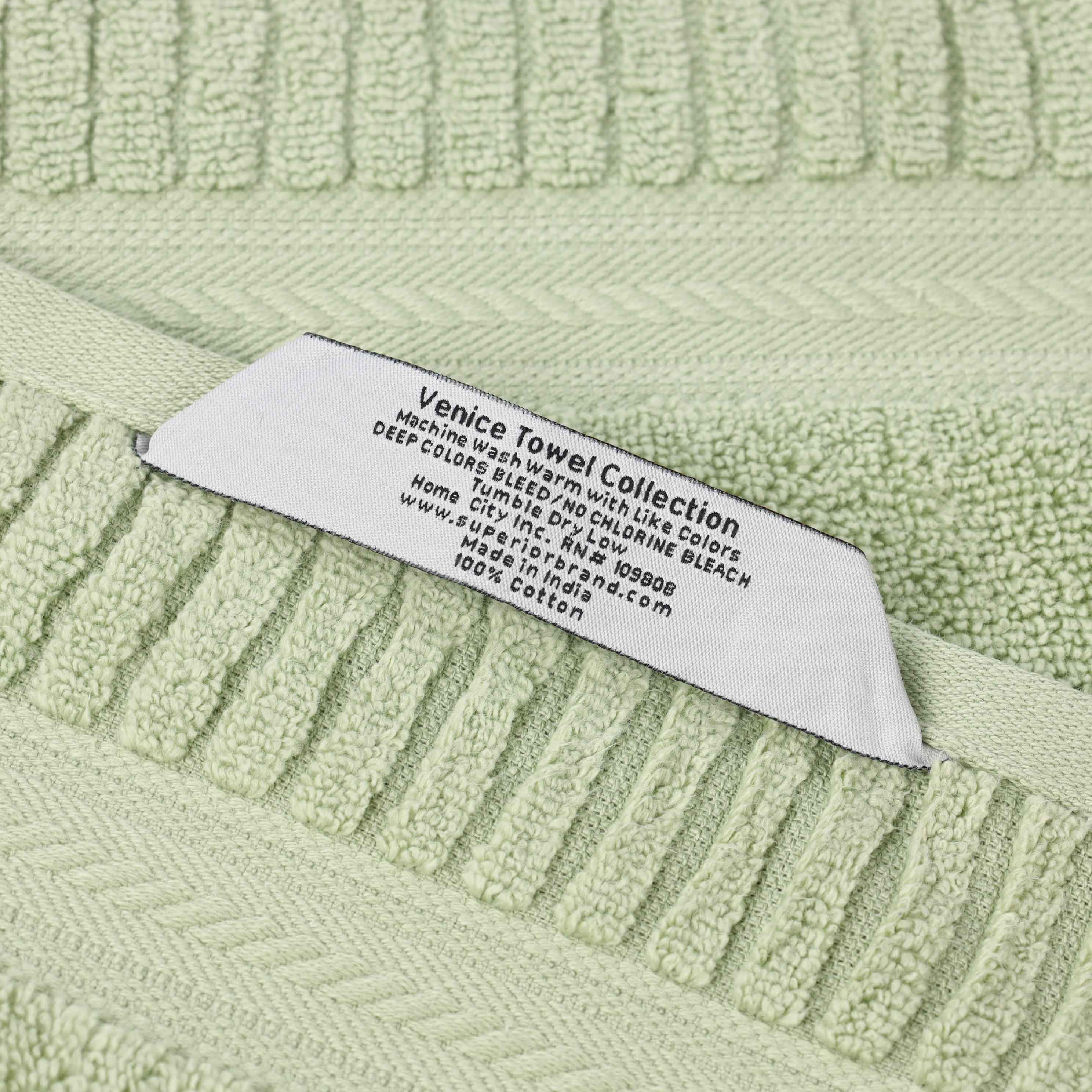 Venice Zero Twist Cotton Medium Weight Absorbent 3-Piece Bath Towel Set - Soft & Quick-Drying for Spa, Gym, and Beach Use