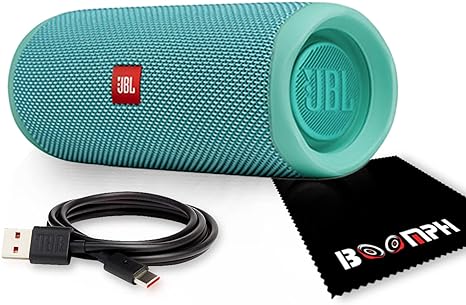 JBL FLIP 5 Waterproof Portable Bluetooth Speaker - Wireless Outdoor Speaker with 12 Hours Playtime, IPX7 Rating for Pool, Beach, Camping & Travel