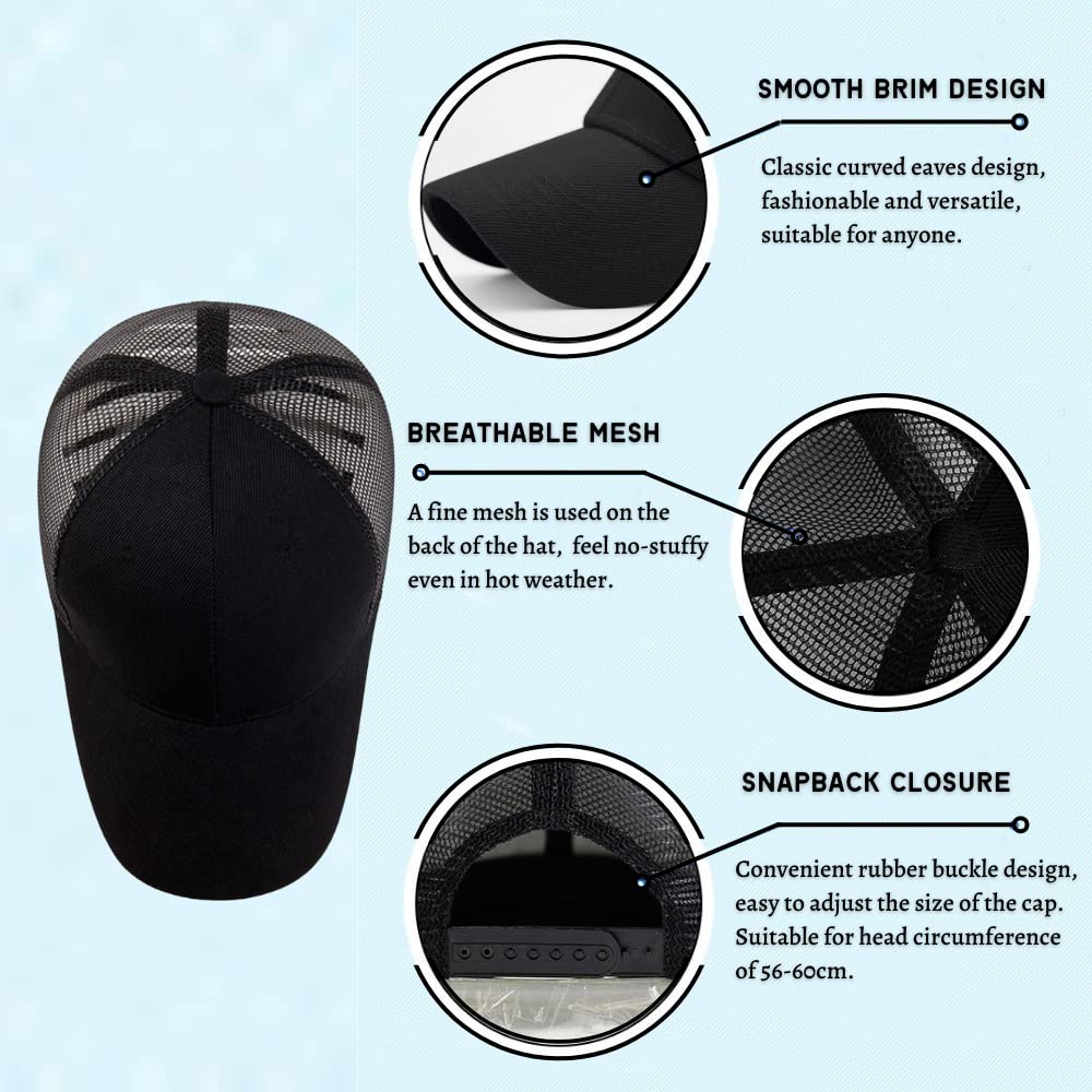 VOASTEK Men's Running Baseball Cap - Lightweight Breathable Sports Hat for Jogging, Tennis, Golf & Outdoor Workouts - Perfect for Active Lifestyles & Sun Protection