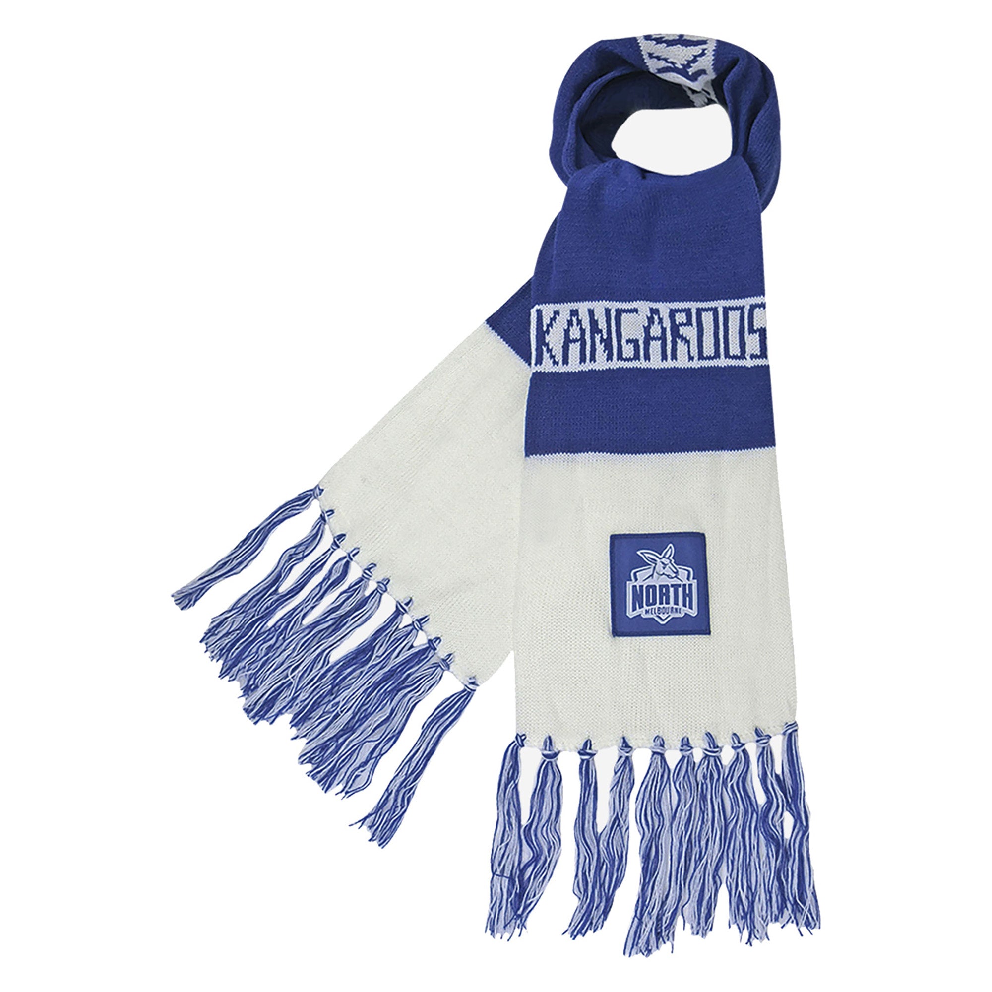 North Melbourne Kangaroos AFL Bar Scarf for Adults - Perfect for Game Day, Tailgating & Fan Support