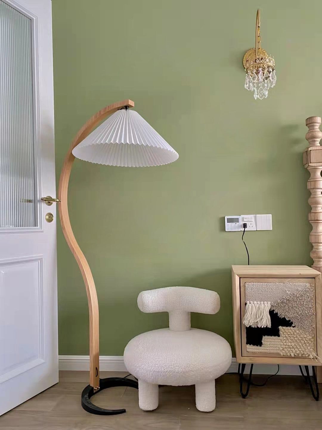 Modern Caprani Floor Lamp - Adjustable LED Standing Light for Living Room, Bedroom & Office - Warm White & Cool White Dimmable Lighting - Perfect for Reading, Relaxing & Decor