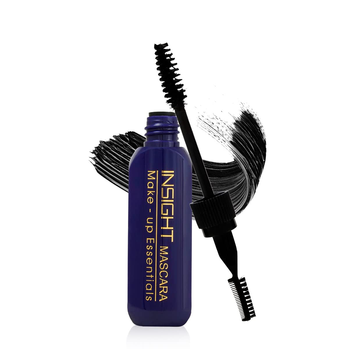 Insight Cosmetics Volumizing & Lengthening Mascara - Waterproof, Long-Lasting, Highly Pigmented for Dramatic Curled Lashes (MAS202) | Perfect for Everyday Wear, Special Occasions & Photo Shoots