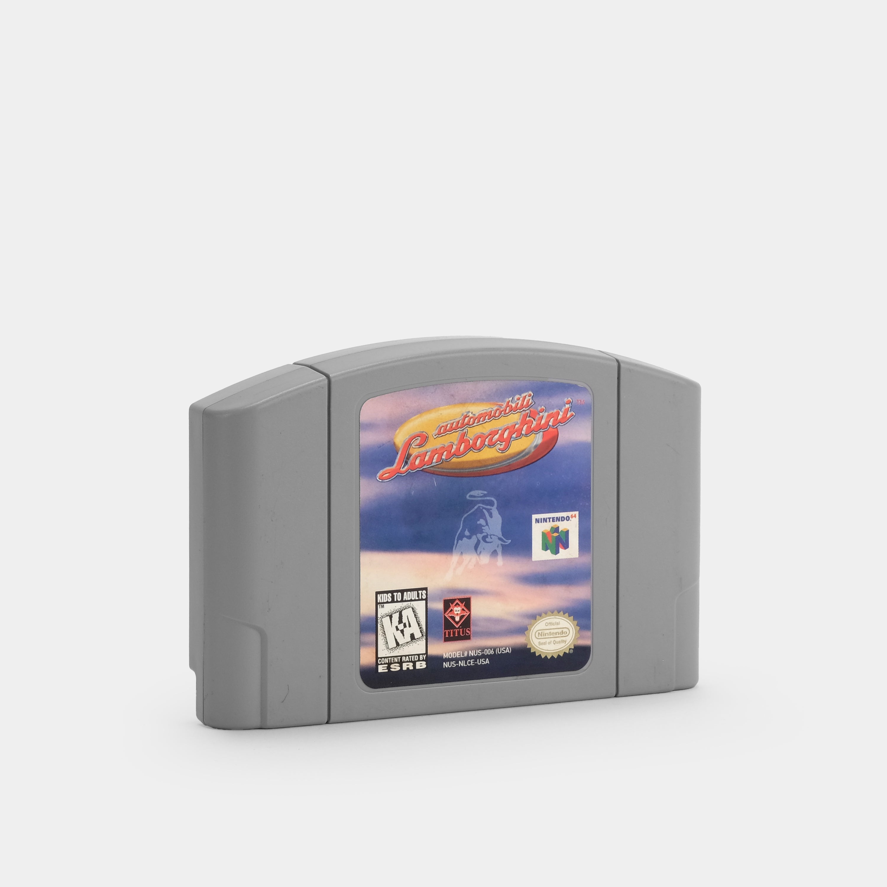 Lamborghini Racing Game for Nintendo 64 - Classic Retro Video Game for Car Lovers | Perfect for Nostalgic Gaming Nights and Collector's Display