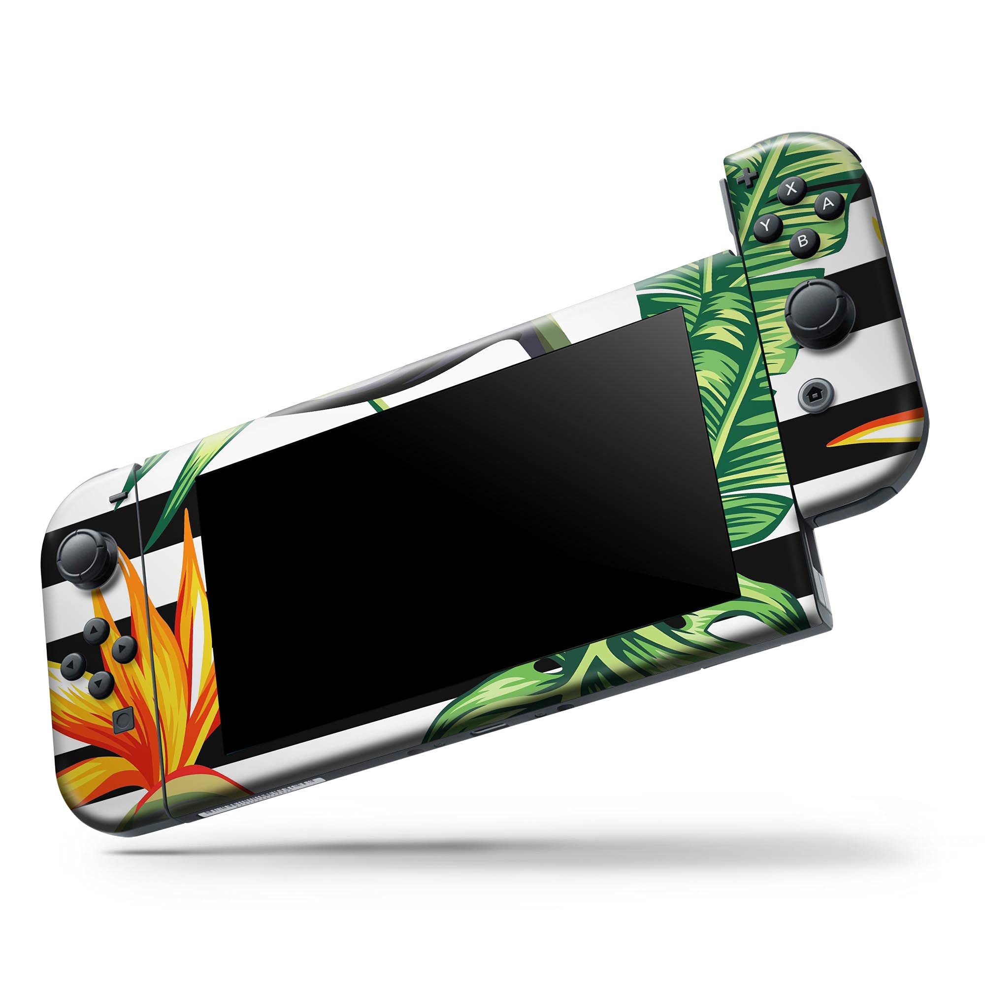 Nintendo Switch Lite Skin Decal - Scratch-Resistant Removable Vinyl Wrap Cover with Vivid Tropical Floral Design | Protective Gaming Accessory for Travel, Home & Outdoor Use