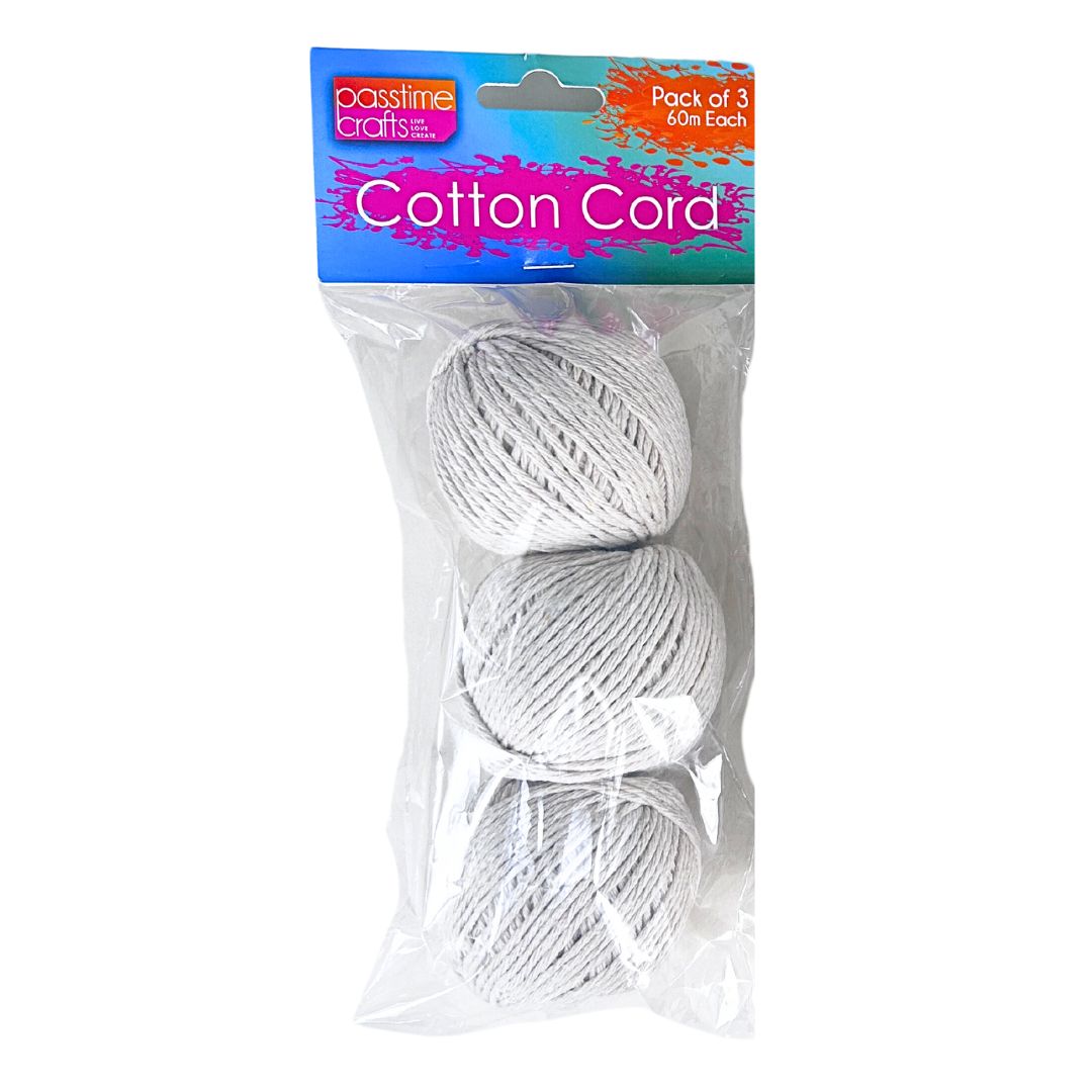Premium Cotton Craft Cord for DIY Jewelry, Macrame, and Knitting Projects - Strong & Soft for Bracelets, Necklaces, and Home Decor